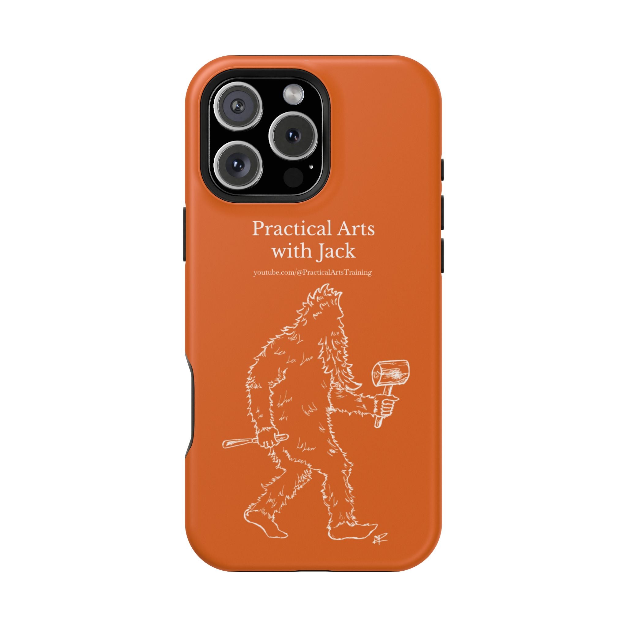Crafty Jack's Impact-Resistant Phone Case (Rust)