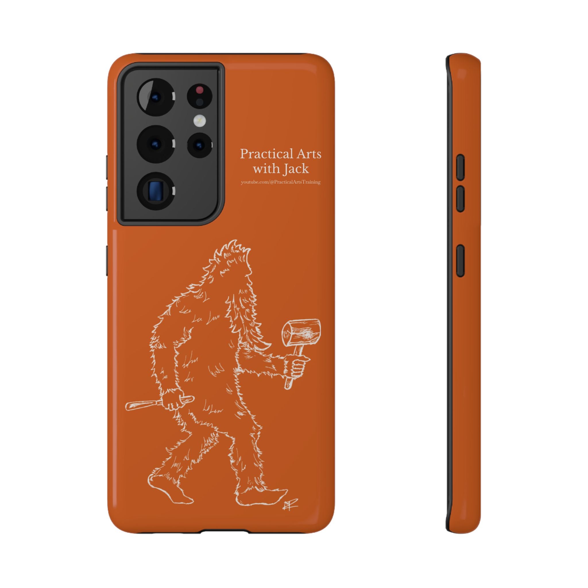 Crafty Jack's Impact-Resistant Phone Case (Rust)