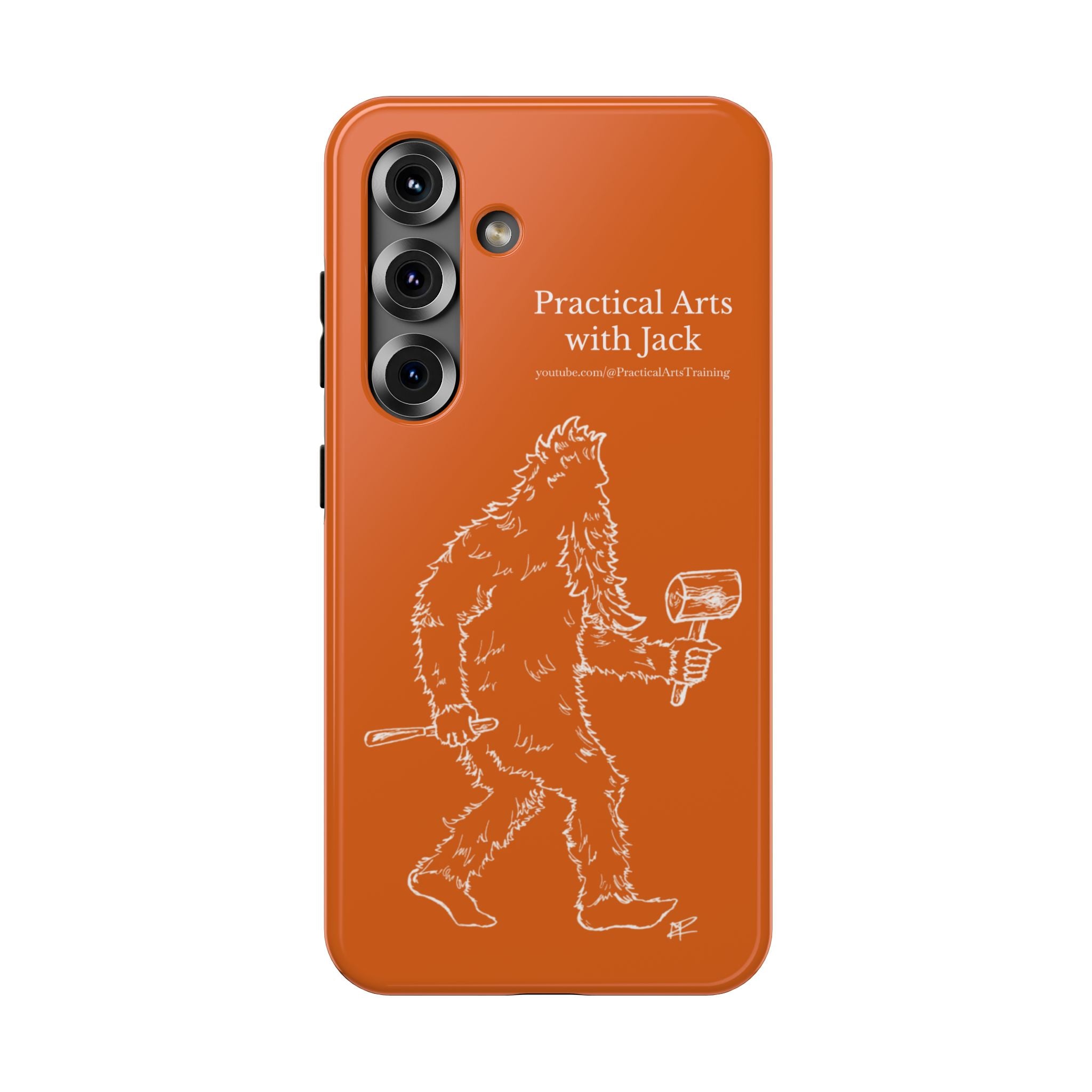 Crafty Jack's Impact-Resistant Phone Case (Rust)