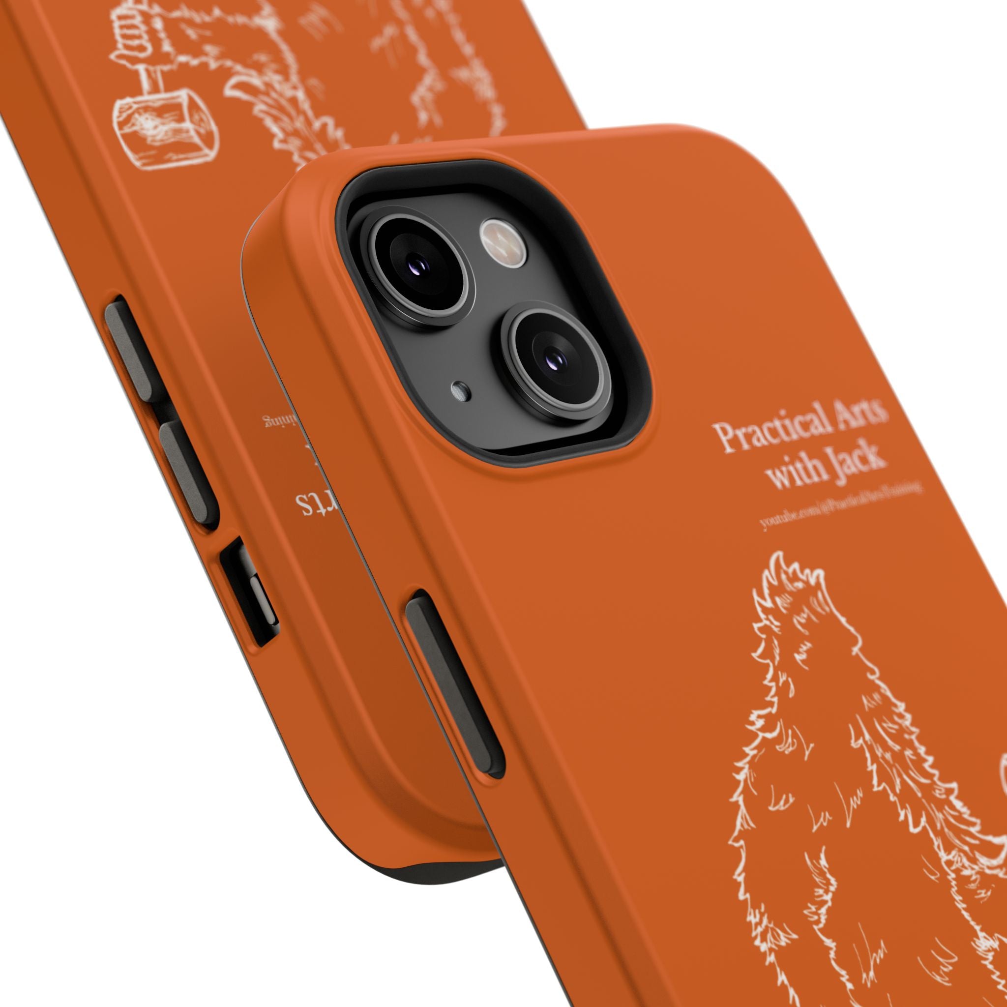 Crafty Jack's Impact-Resistant Phone Case (Rust)