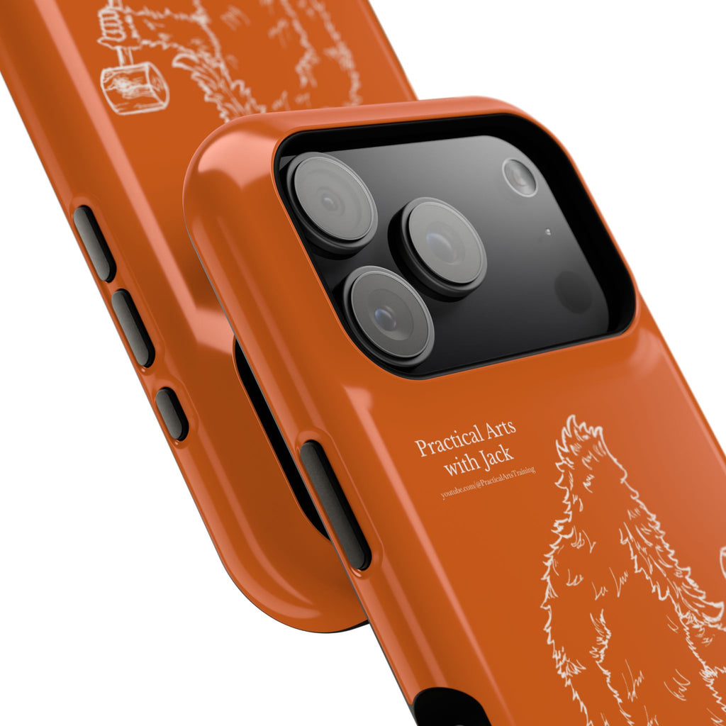 Crafty Jack's Impact-Resistant Phone Case (Rust)