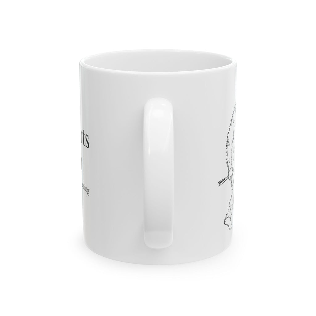 Crafty Jack's Sasquatch Graphic Mug in White —  (11oz/15oz)