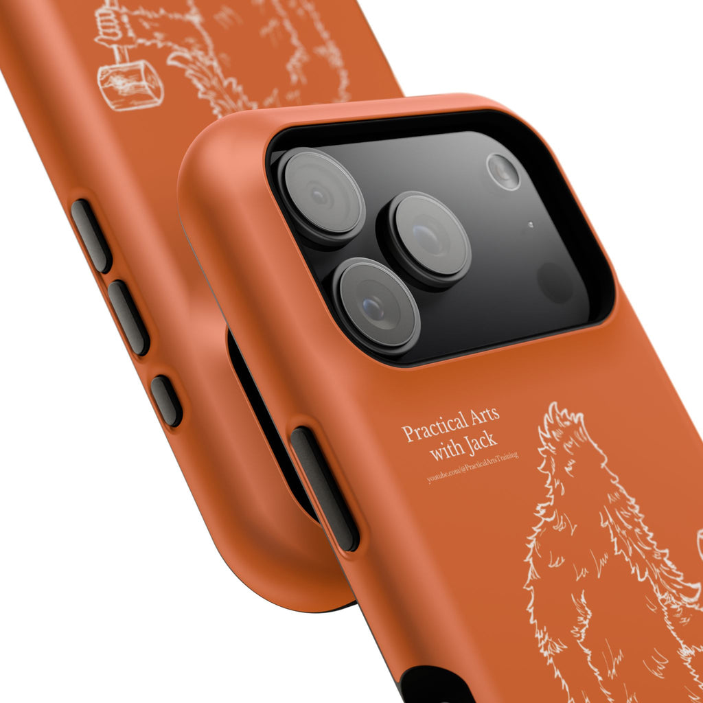 Crafty Jack's Impact-Resistant Phone Case (Rust)
