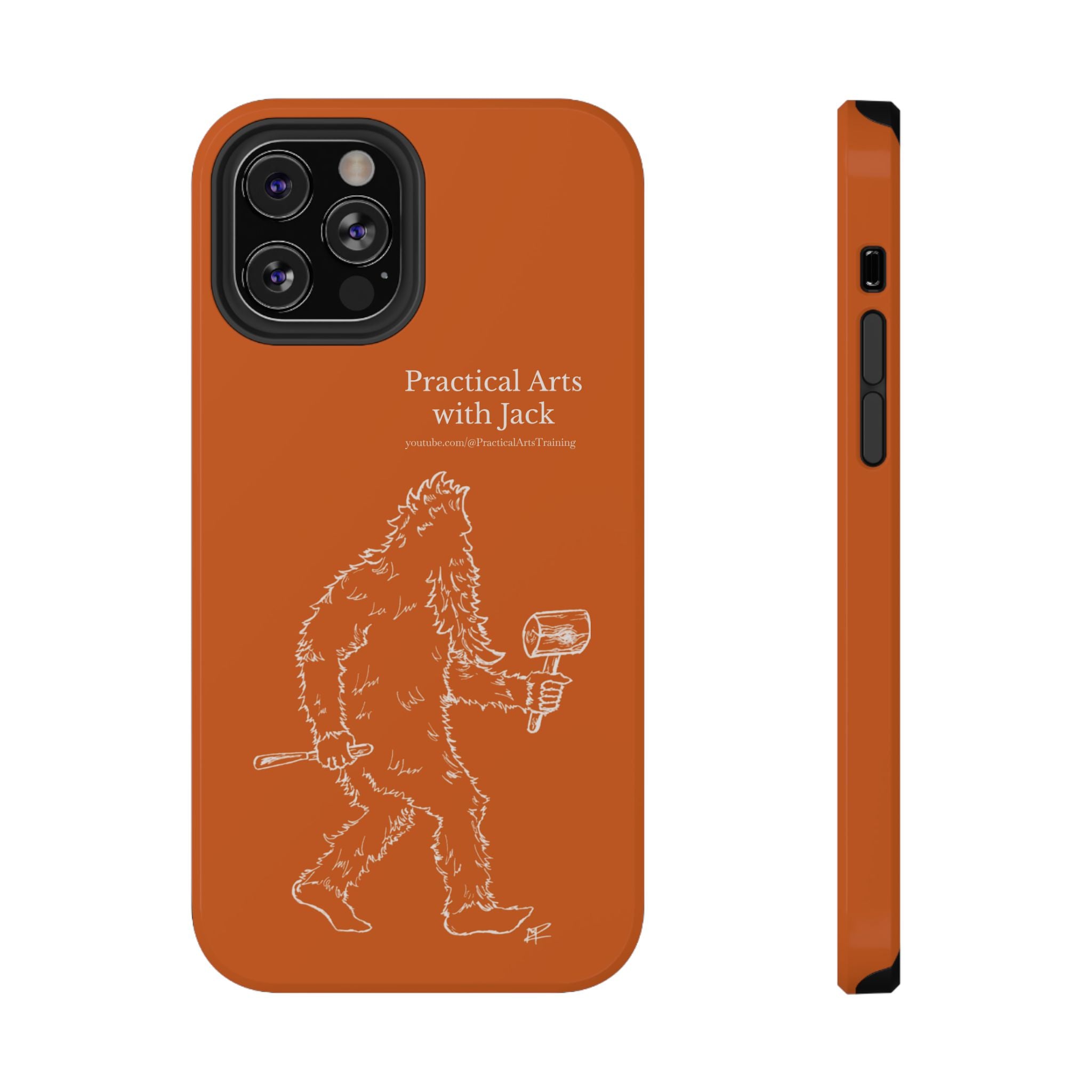 Crafty Jack's Impact-Resistant Phone Case (Rust)
