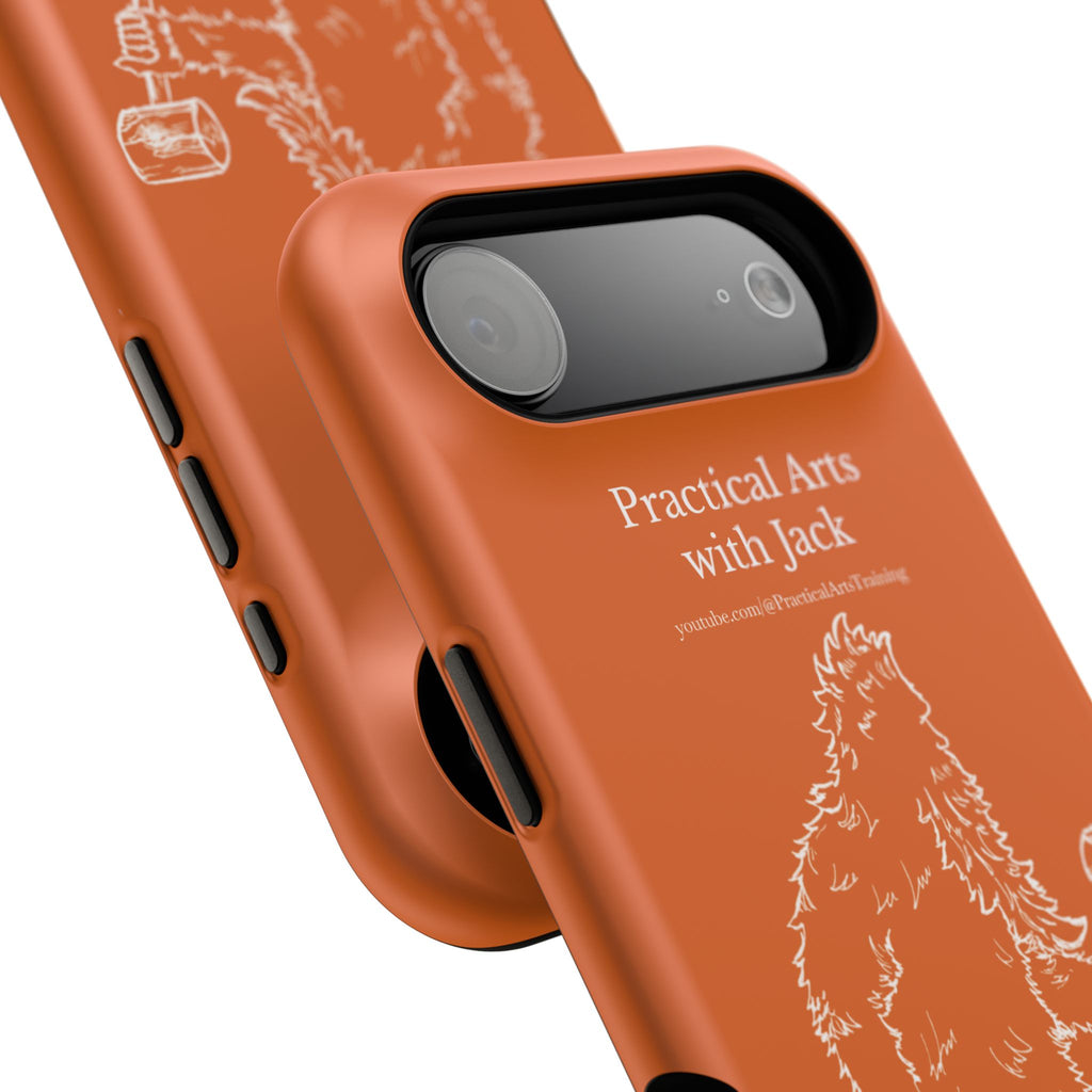 Crafty Jack's Impact-Resistant Phone Case (Rust)