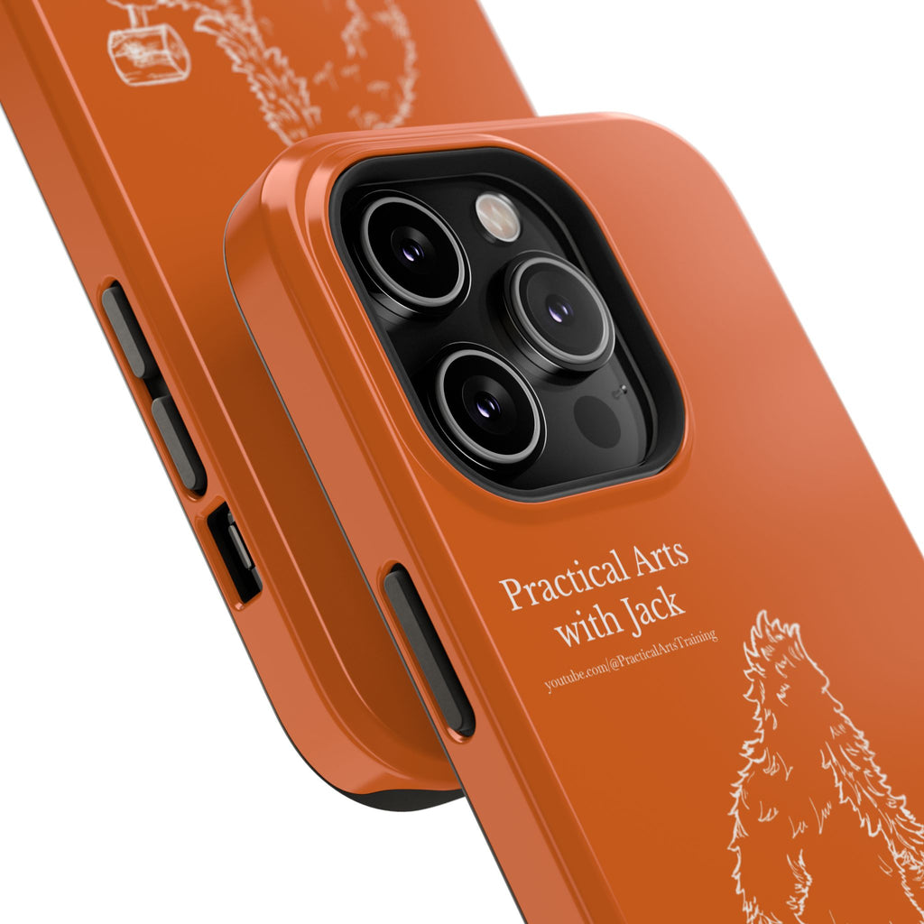 Crafty Jack's Impact-Resistant Phone Case (Rust)