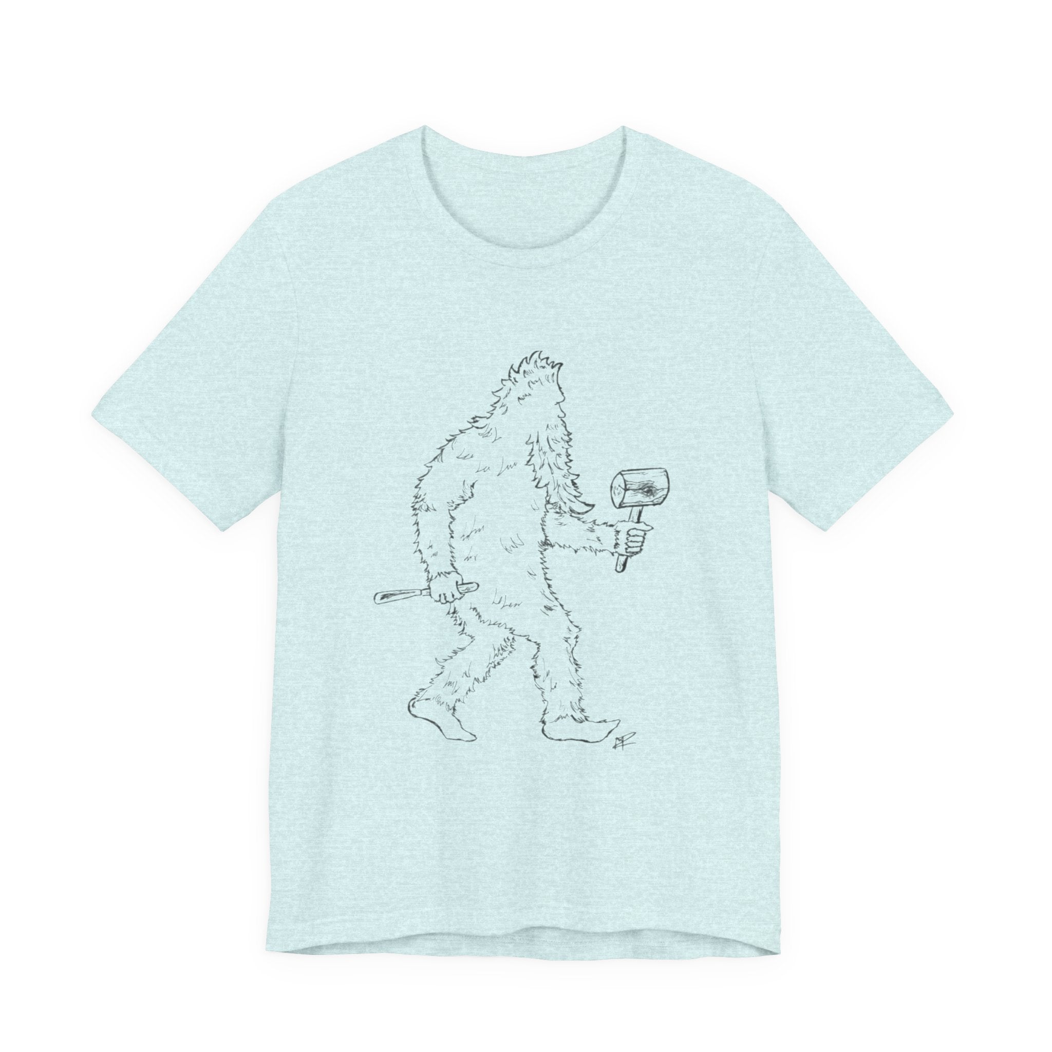 "Crafty Jack" - Holzgeschnitzter Bigfoot T-Shirt