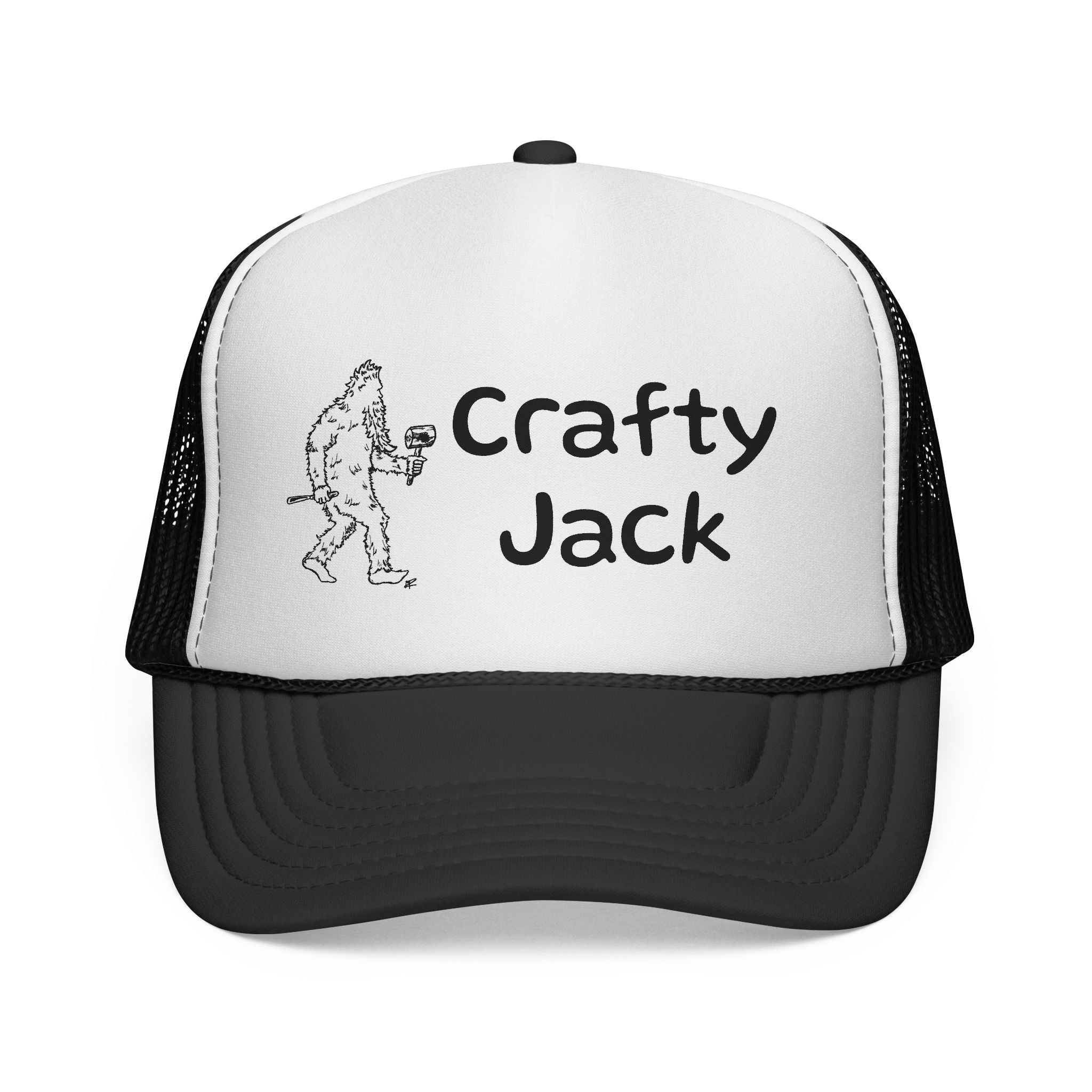 „Crafty Jack“ | Praktische Künste mit Jack Trucker Cap — Vintage Sasquatch Logo Kappe
