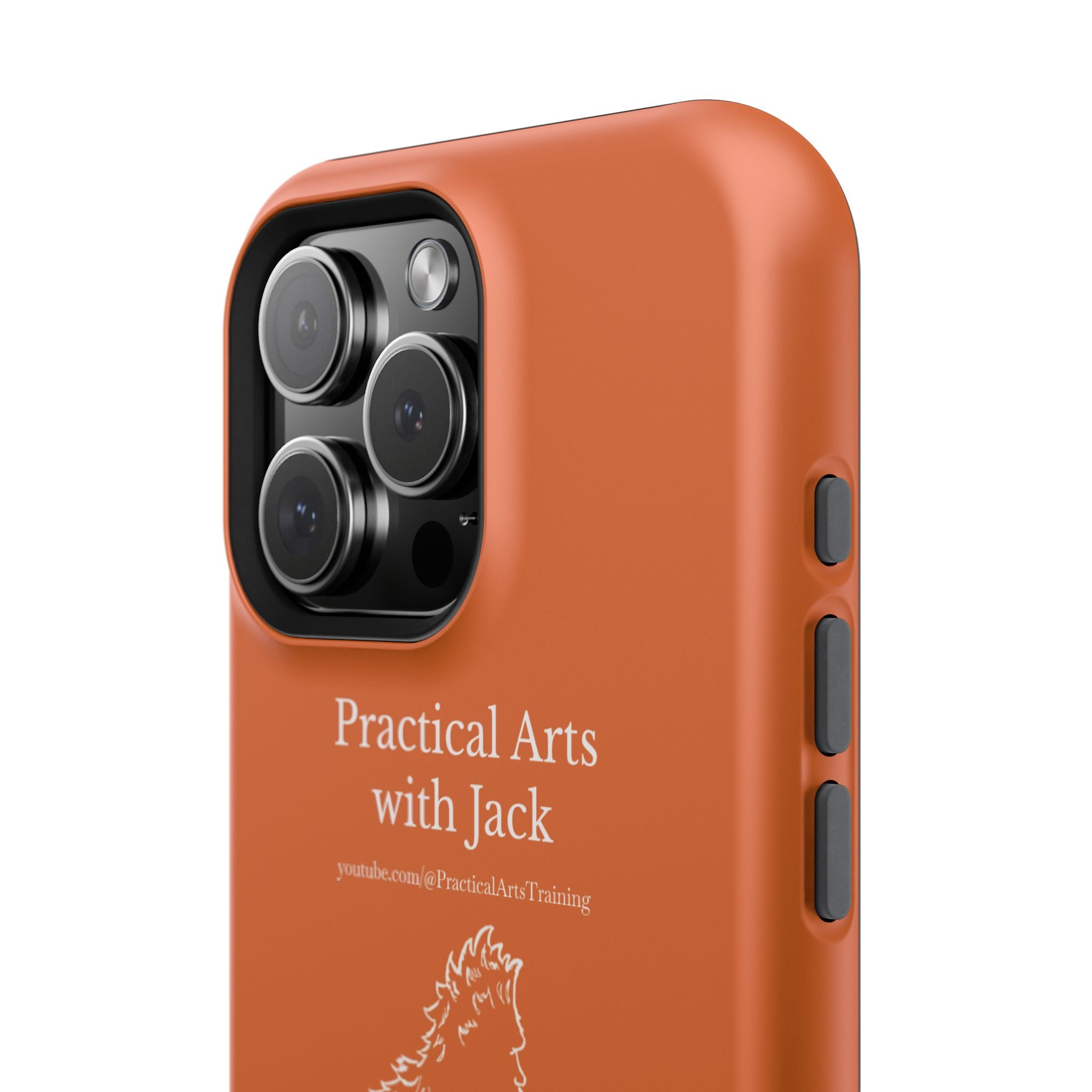 Crafty Jack's Impact-Resistant Phone Case (Rust)
