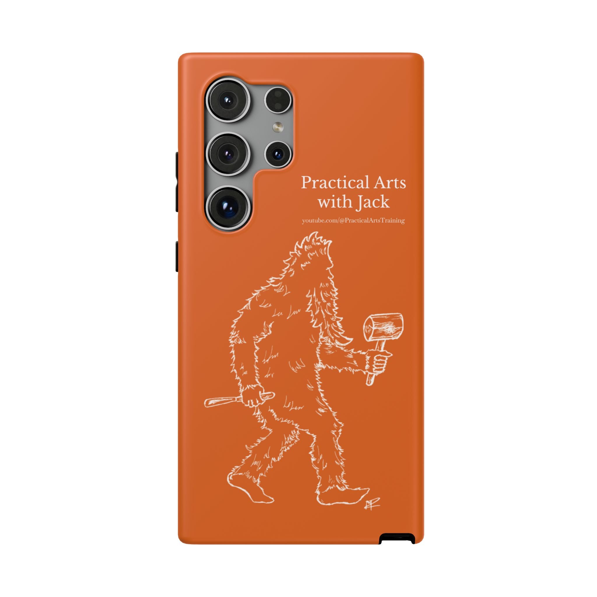 Crafty Jack's Impact-Resistant Phone Case (Rust)