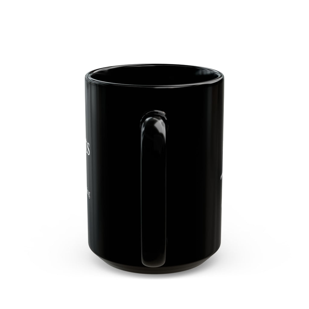 Schwarze Tasse (325 ml, 440 ml)