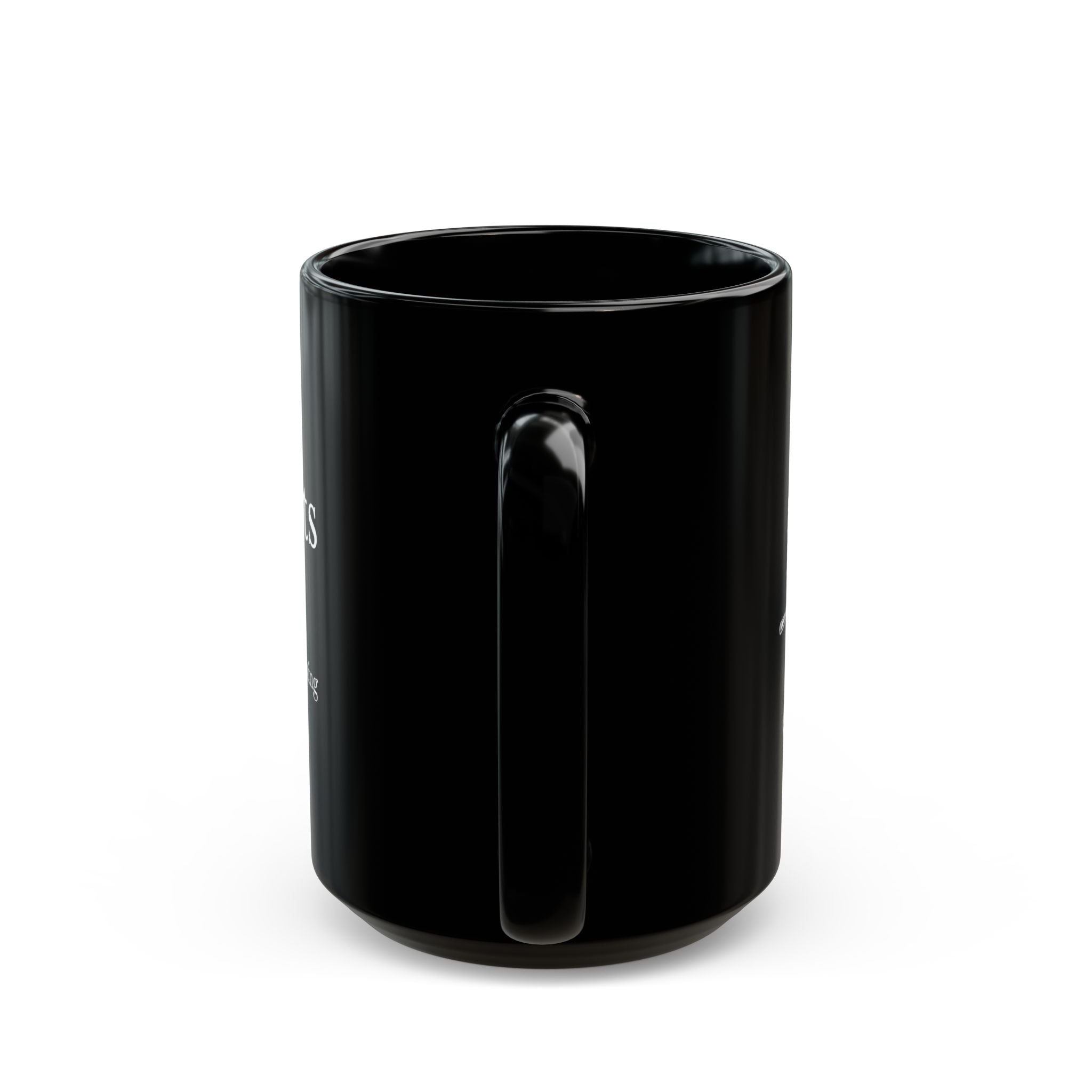 Schwarze Tasse (325 ml, 440 ml)