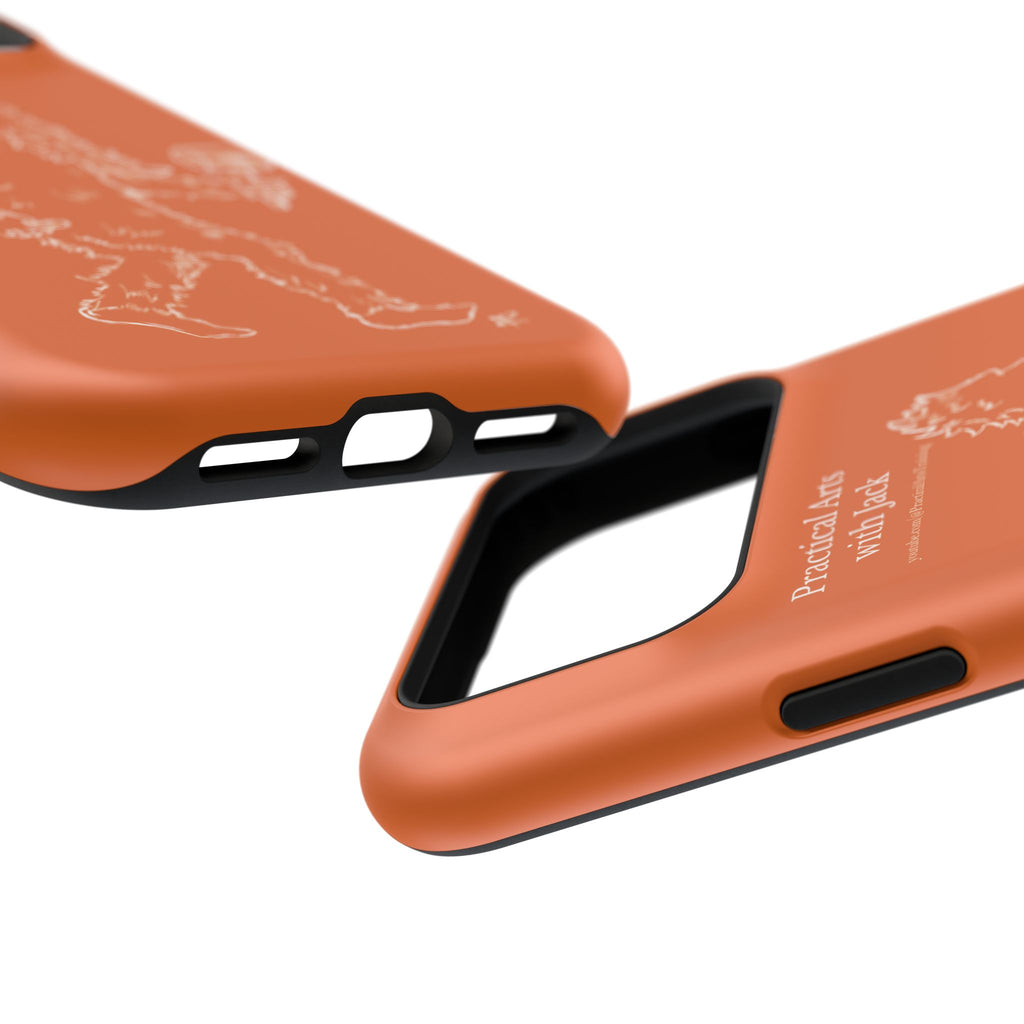 Crafty Jack's Impact-Resistant Phone Case (Rust)