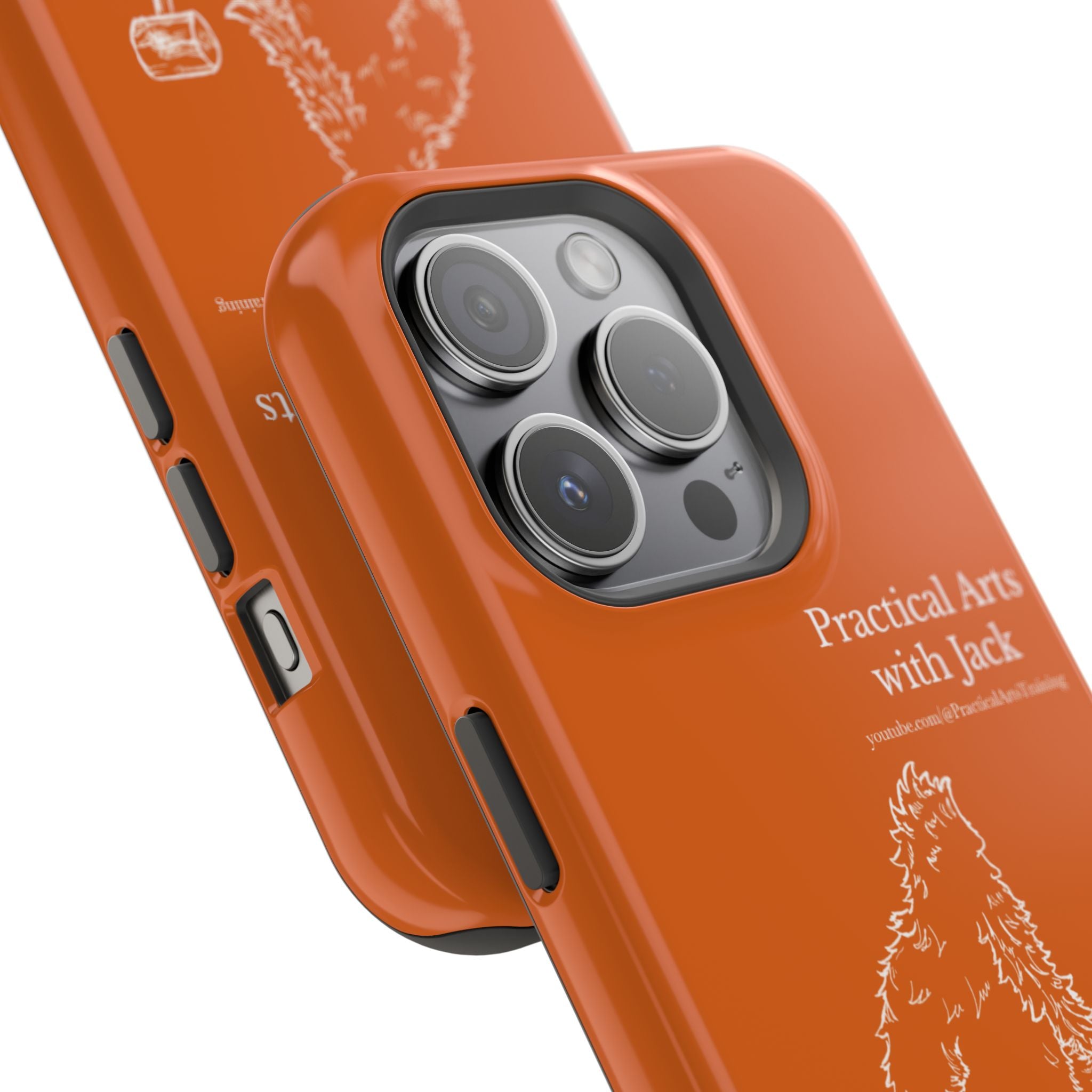 Crafty Jack's Impact-Resistant Phone Case (Rust)