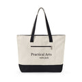 Zippered Canvas Market Tote Bag -- Practical Arts with Jack