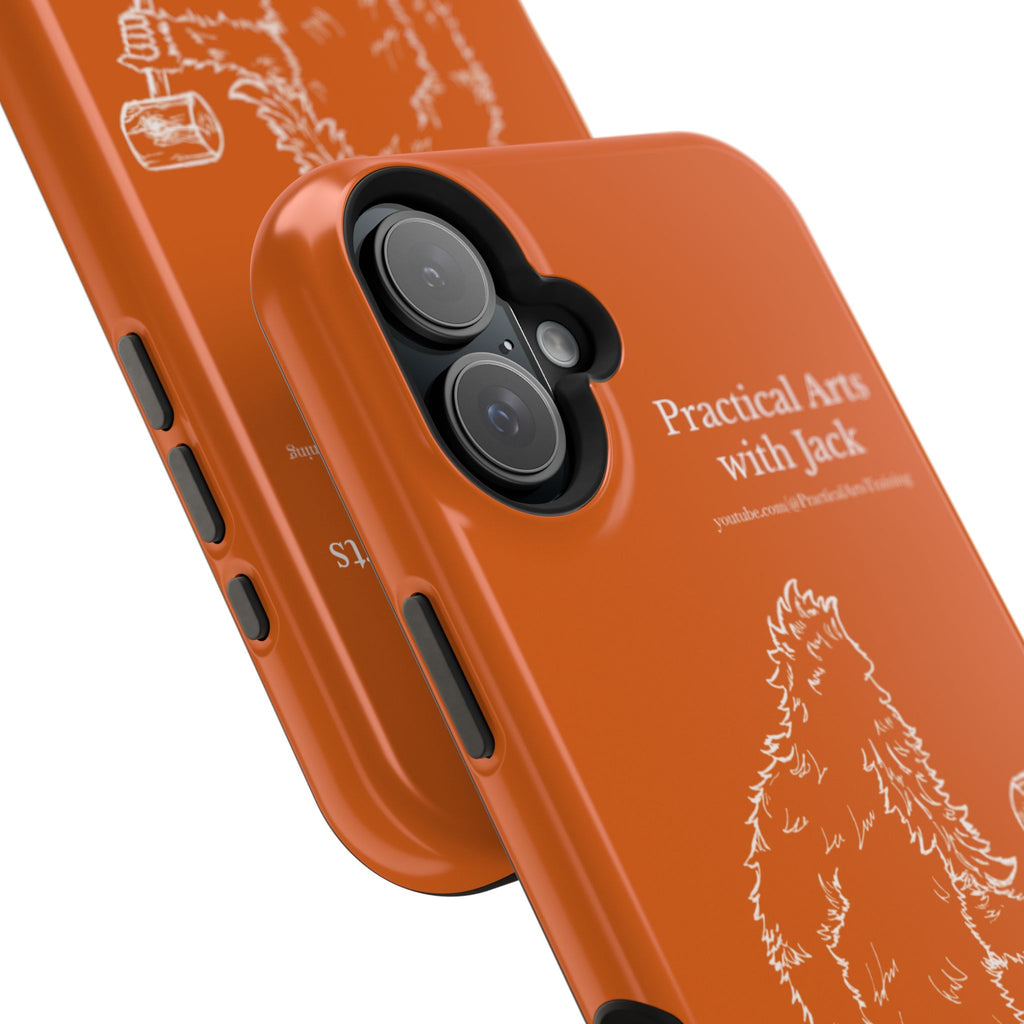 Crafty Jack's Impact-Resistant Phone Case (Rust)