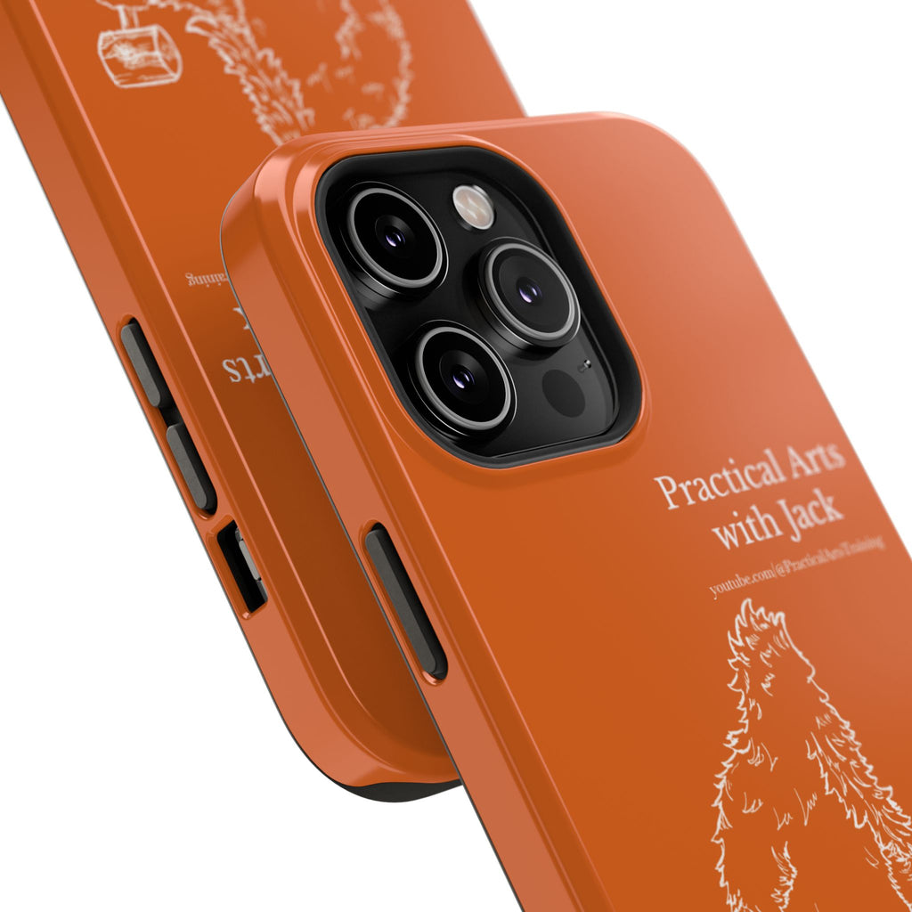 Crafty Jack's Impact-Resistant Phone Case (Rust)