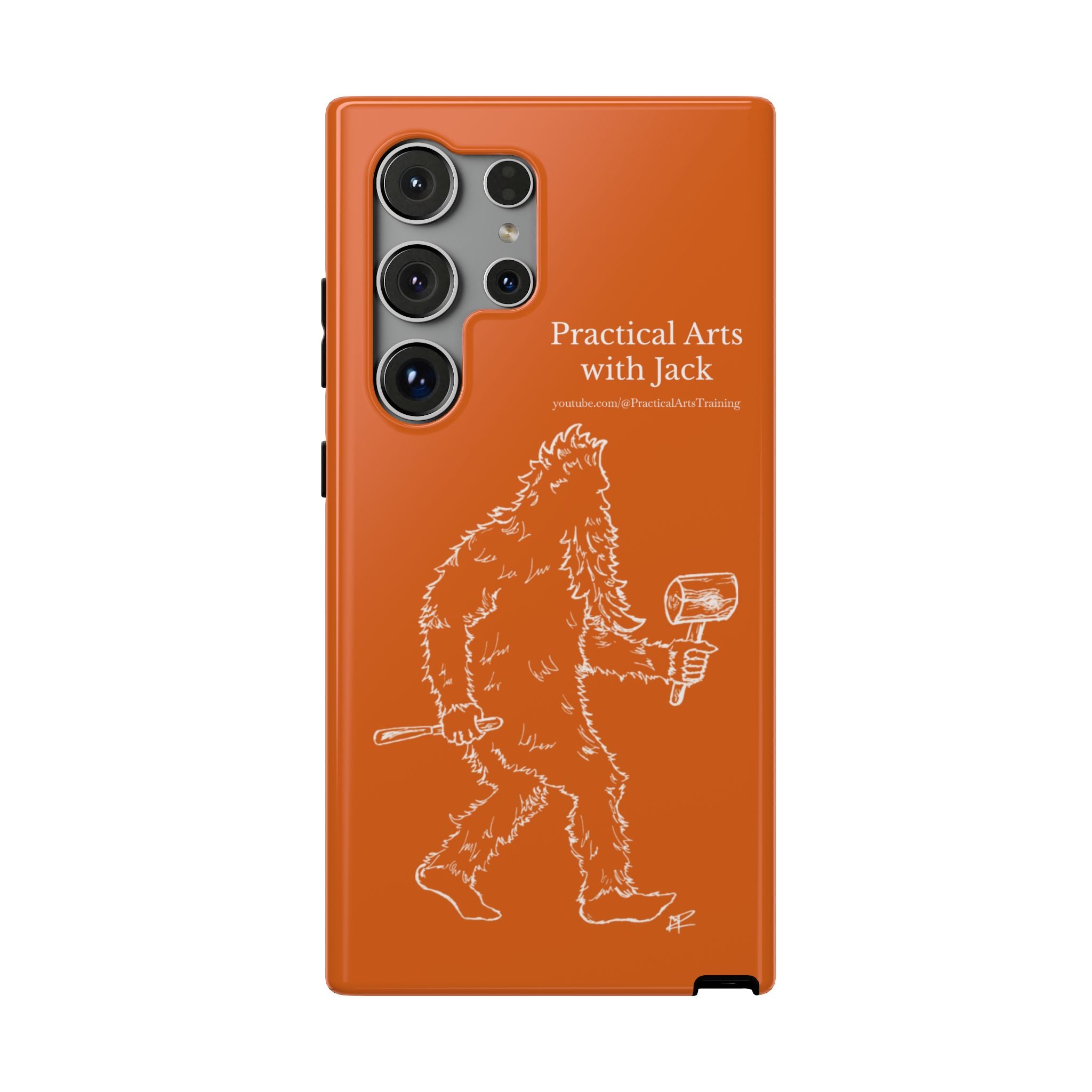 Crafty Jack's Impact-Resistant Phone Case (Rust)