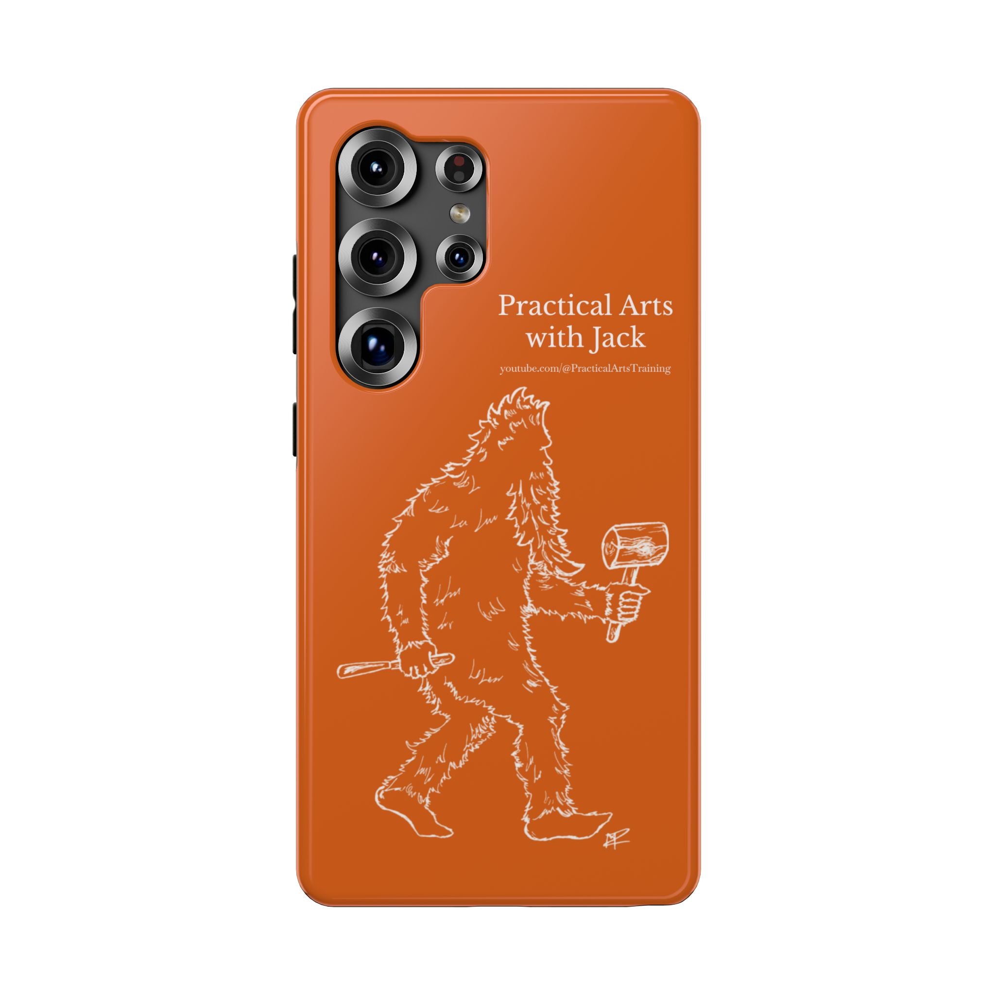 Crafty Jack's Impact-Resistant Phone Case (Rust)