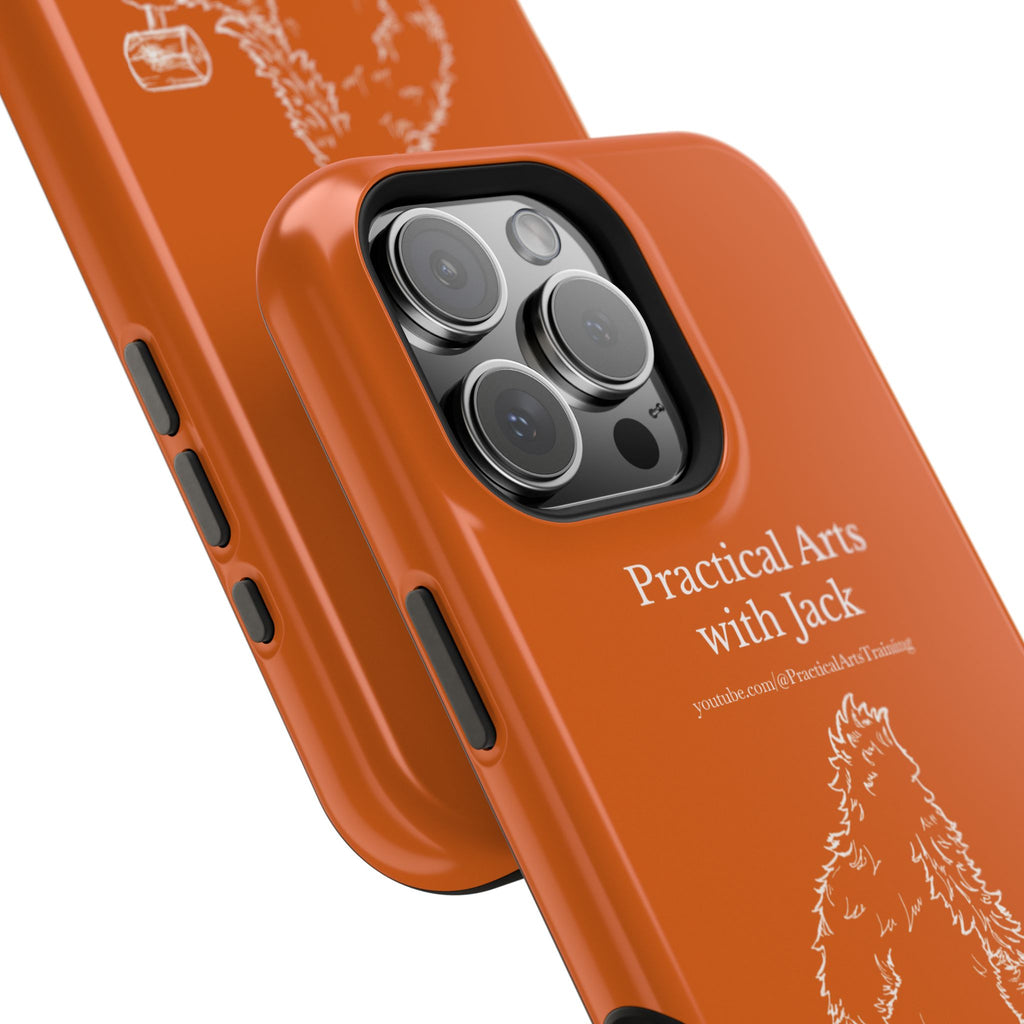 Crafty Jack's Impact-Resistant Phone Case (Rust)