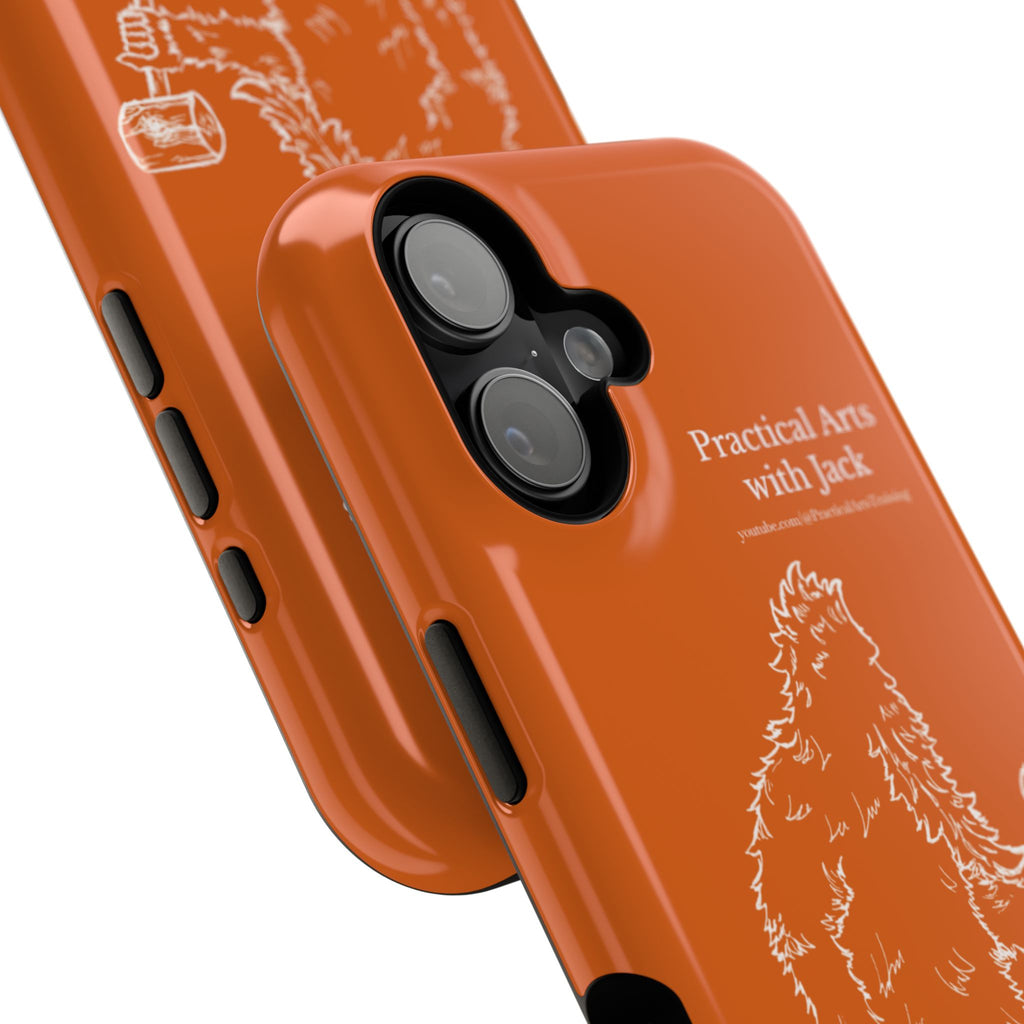 Crafty Jack's Impact-Resistant Phone Case (Rust)