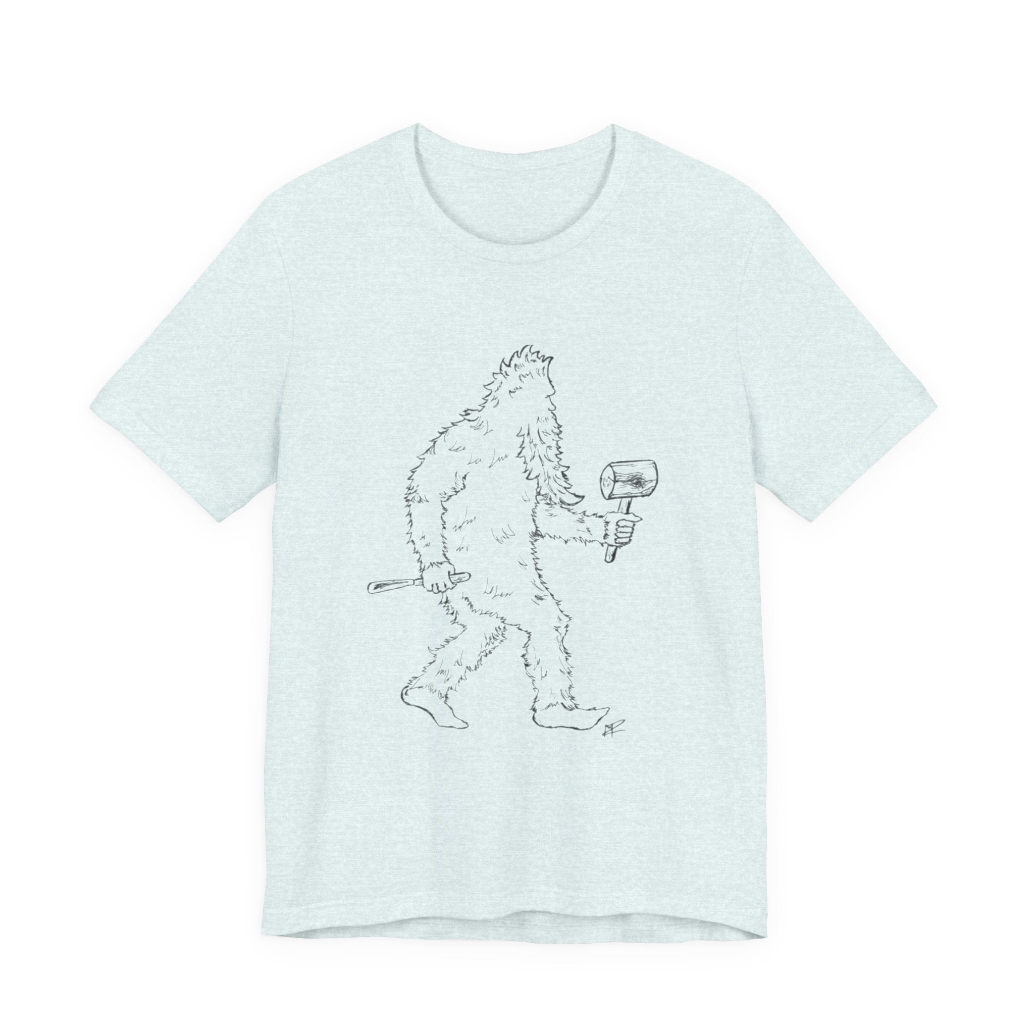 "Crafty Jack" - Holzgeschnitzter Bigfoot T-Shirt