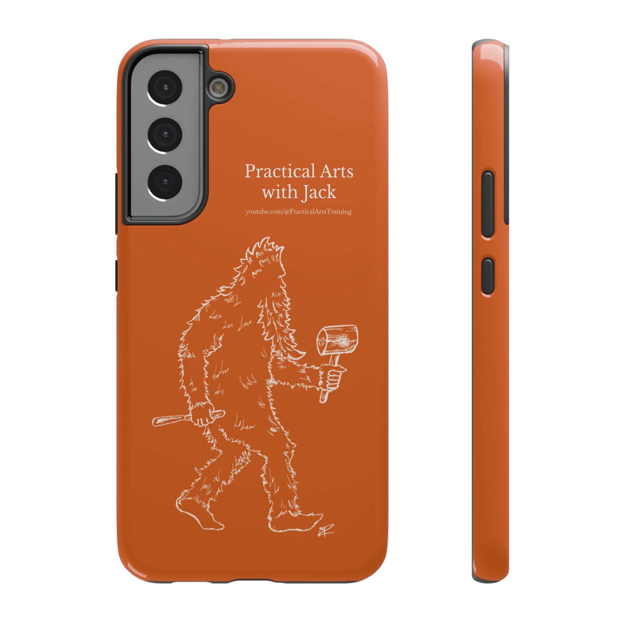 Crafty Jack's Impact-Resistant Phone Case (Rust)