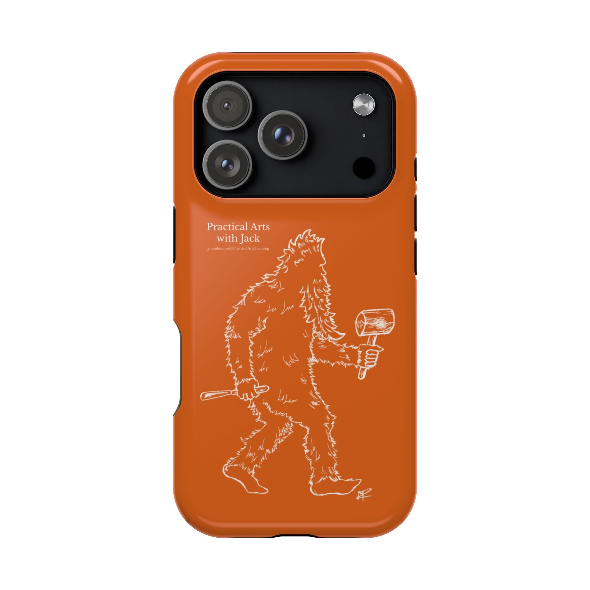 Crafty Jack's Impact-Resistant Phone Case (Rust)