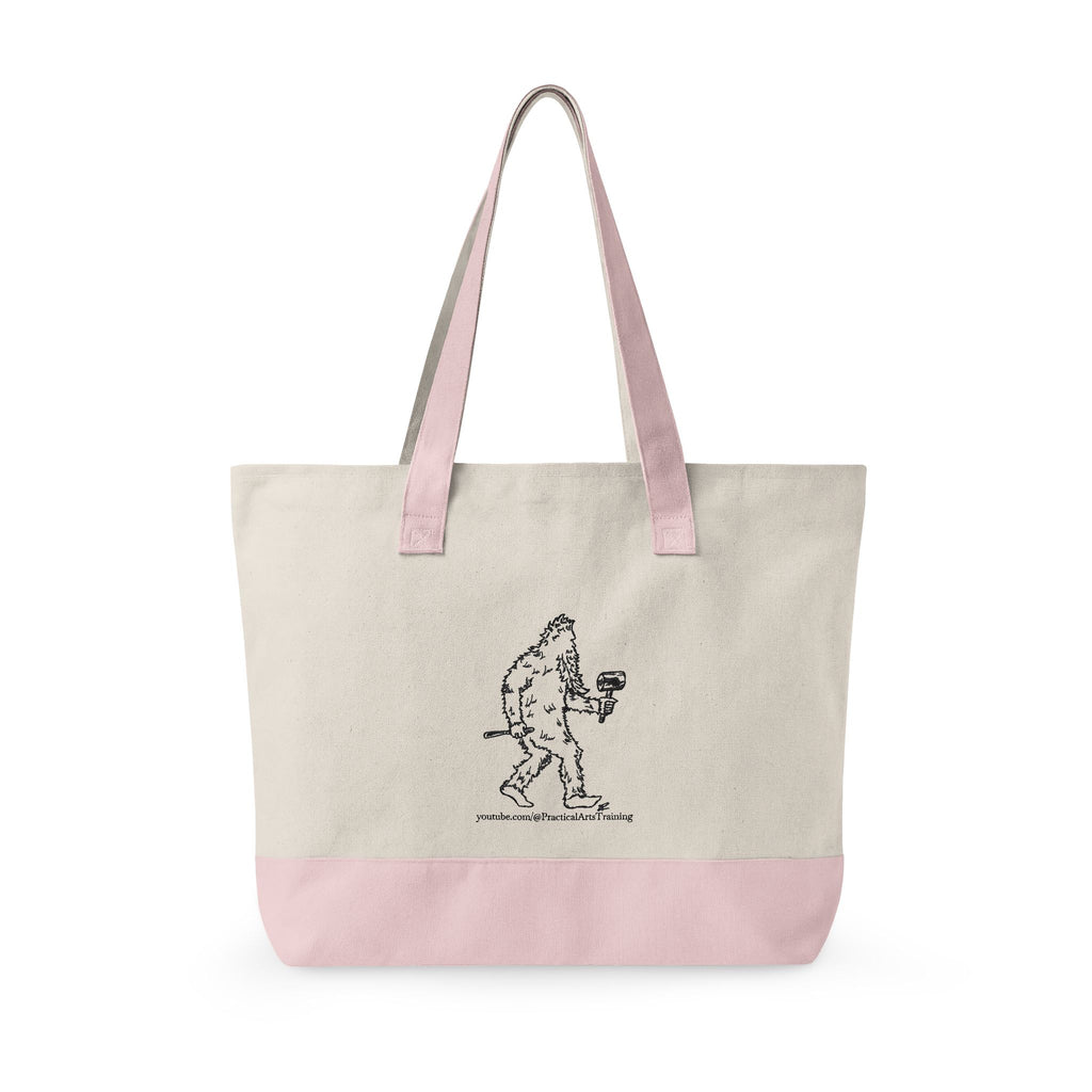 Zippered Canvas Market Tote Bag -- Practical Arts with Jack