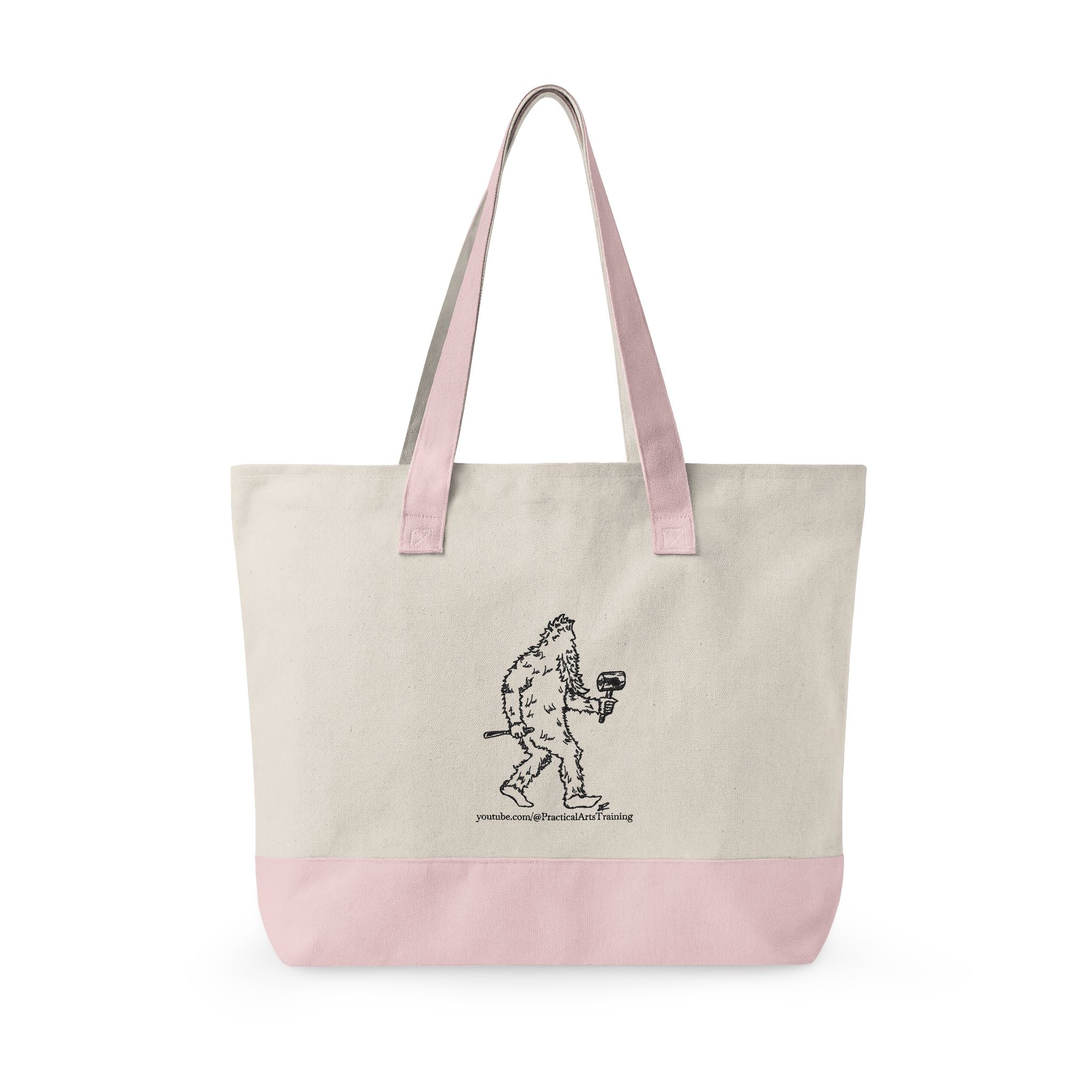 Zippered Canvas Market Tote Bag -- Practical Arts with Jack