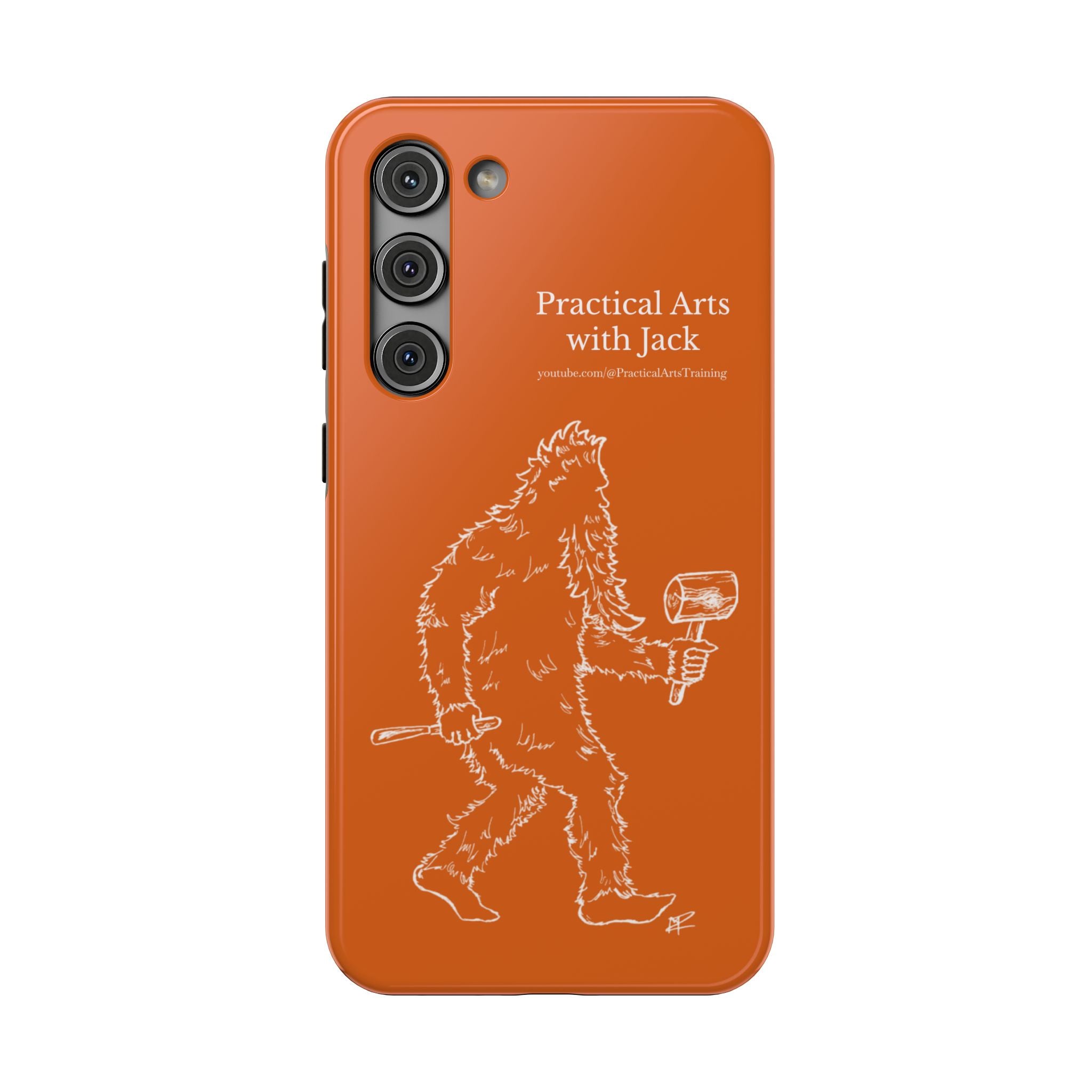 Crafty Jack's Impact-Resistant Phone Case (Rust)