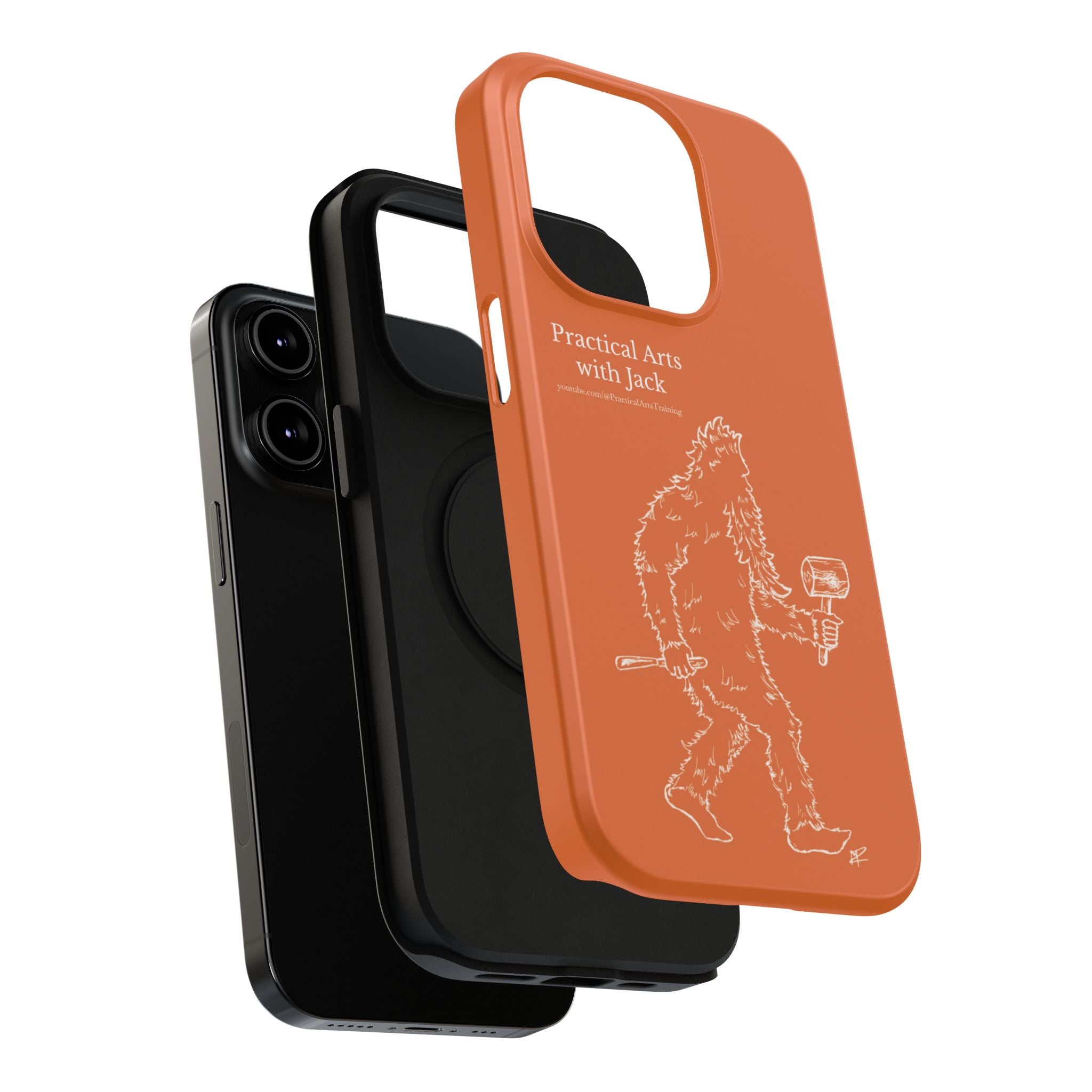 Crafty Jack's Impact-Resistant Phone Case (Rust)