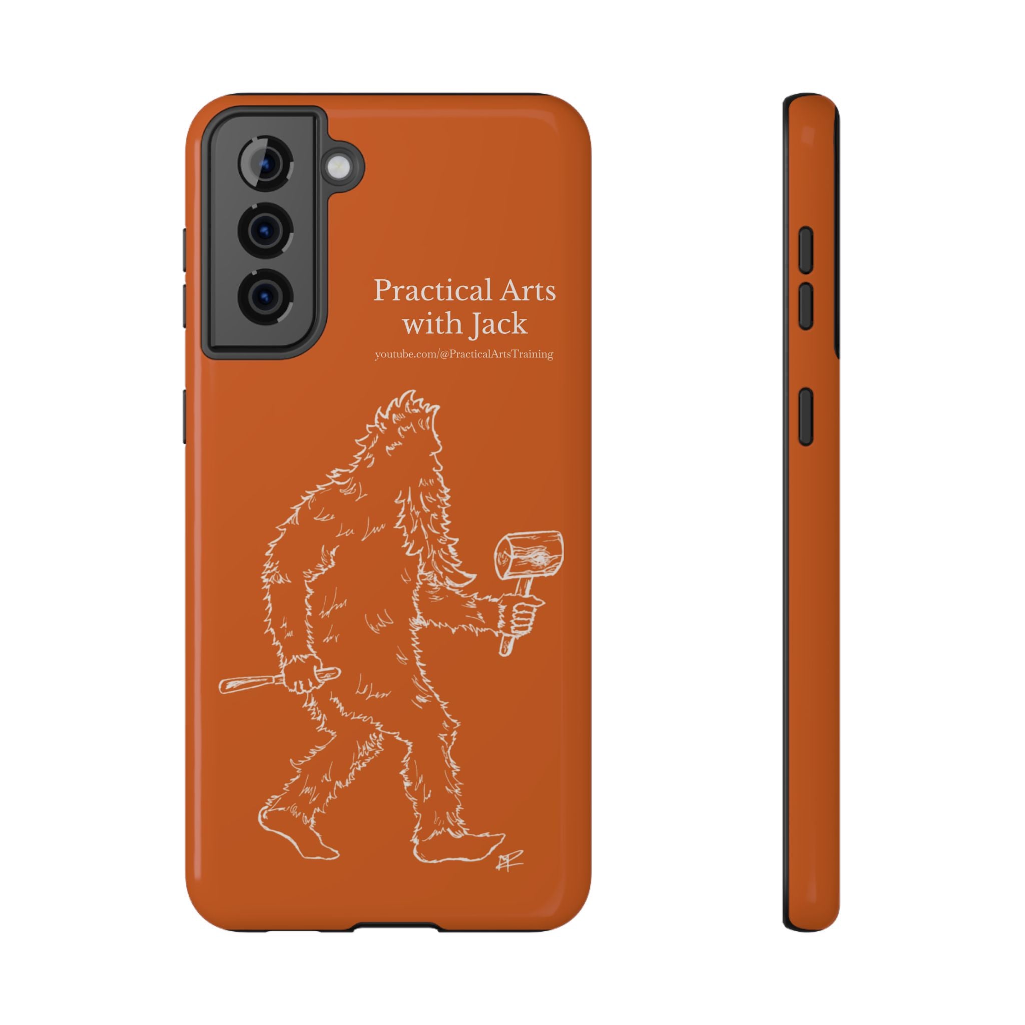 Crafty Jack's Impact-Resistant Phone Case (Rust)