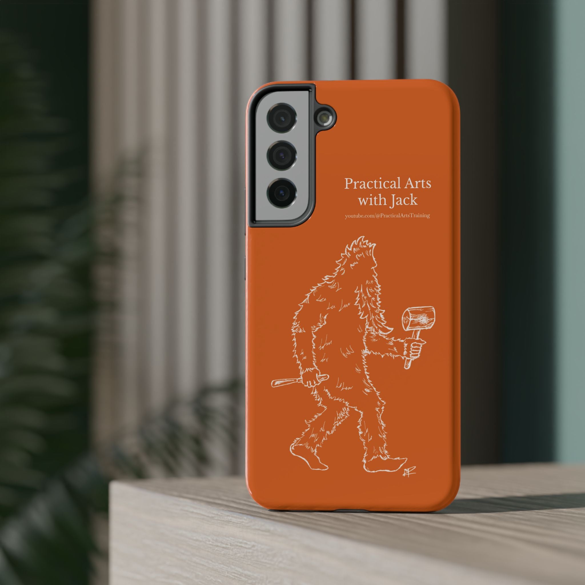 Crafty Jack's Impact-Resistant Phone Case (Rust)