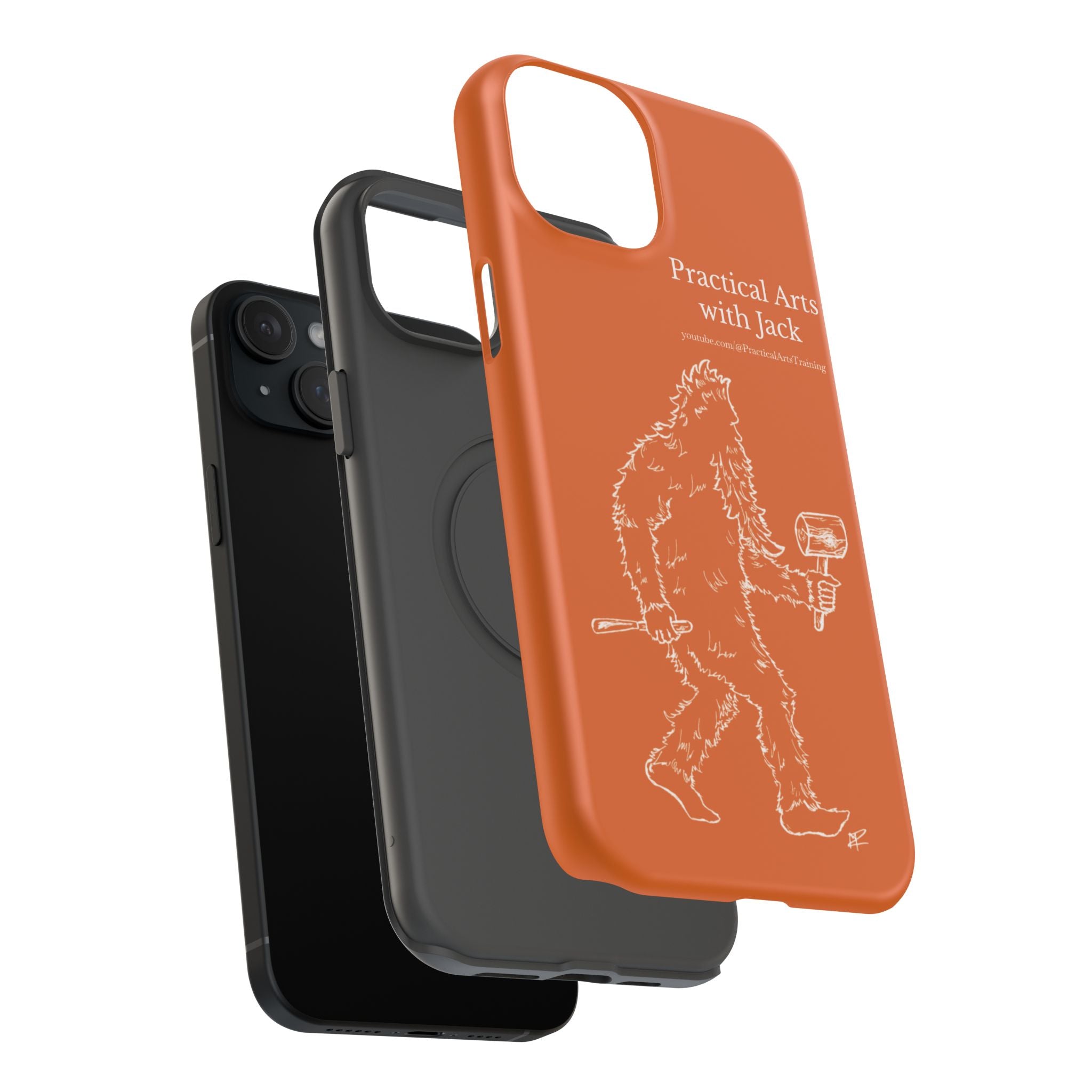 Crafty Jack's Impact-Resistant Phone Case (Rust)