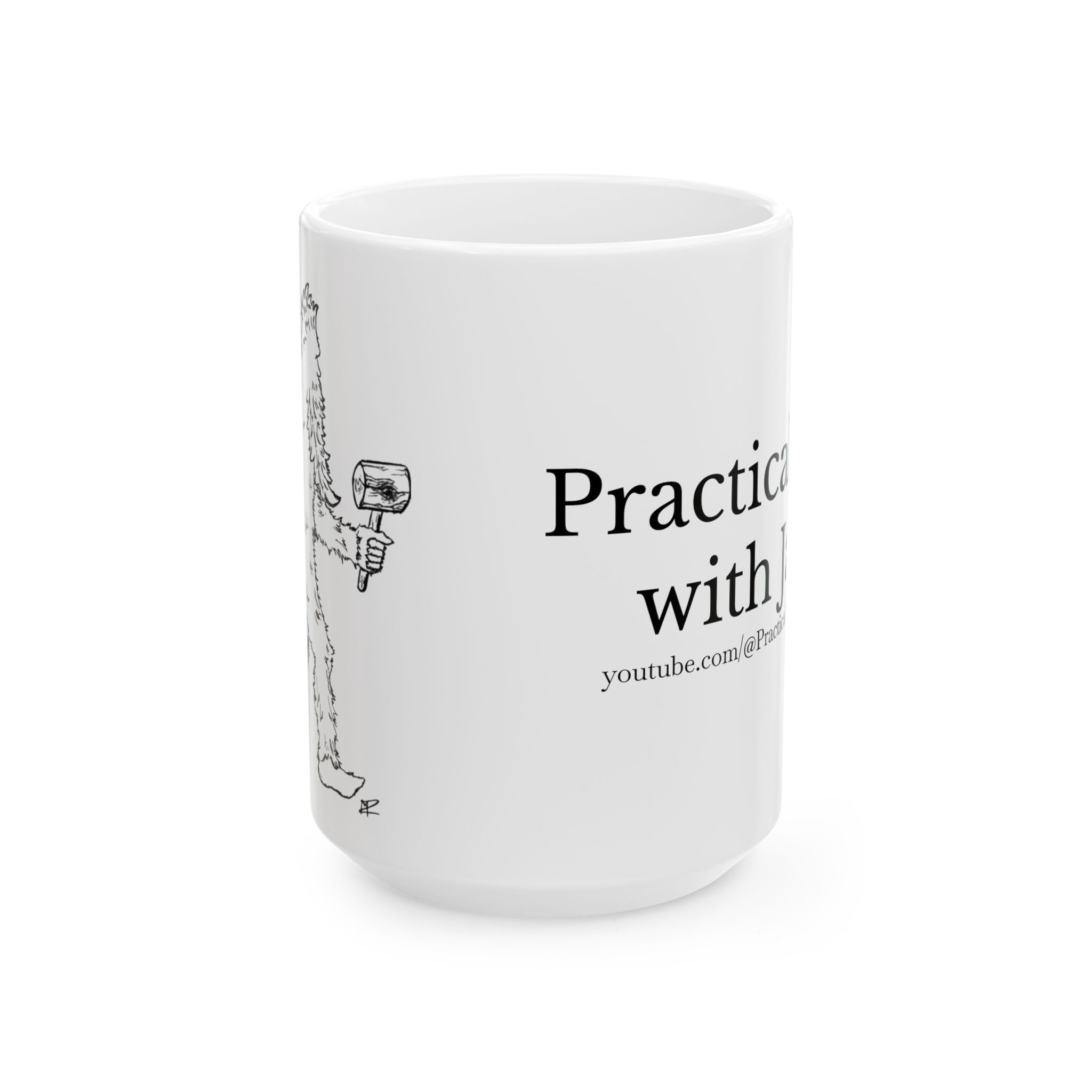 Crafty Jack's Sasquatch Graphic Mug in White —  (11oz/15oz)
