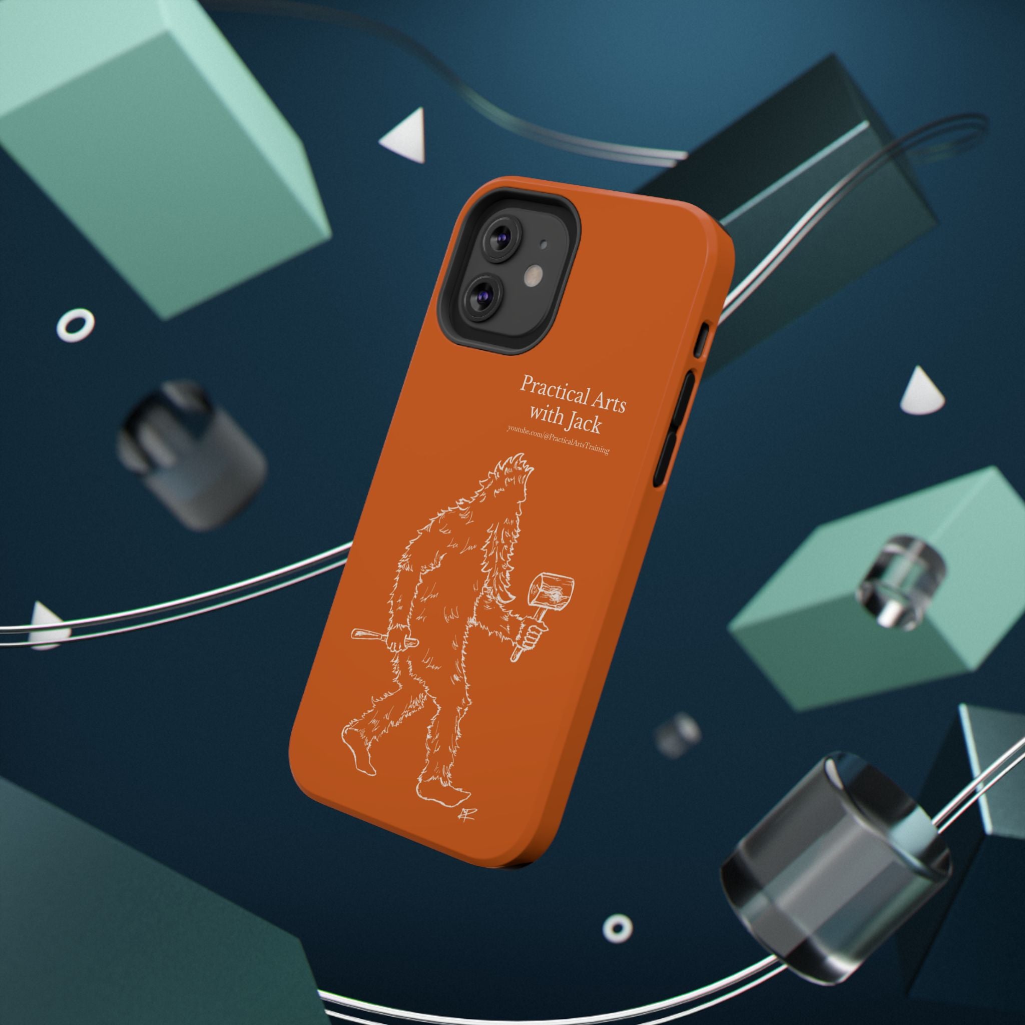 Crafty Jack's Impact-Resistant Phone Case (Rust)