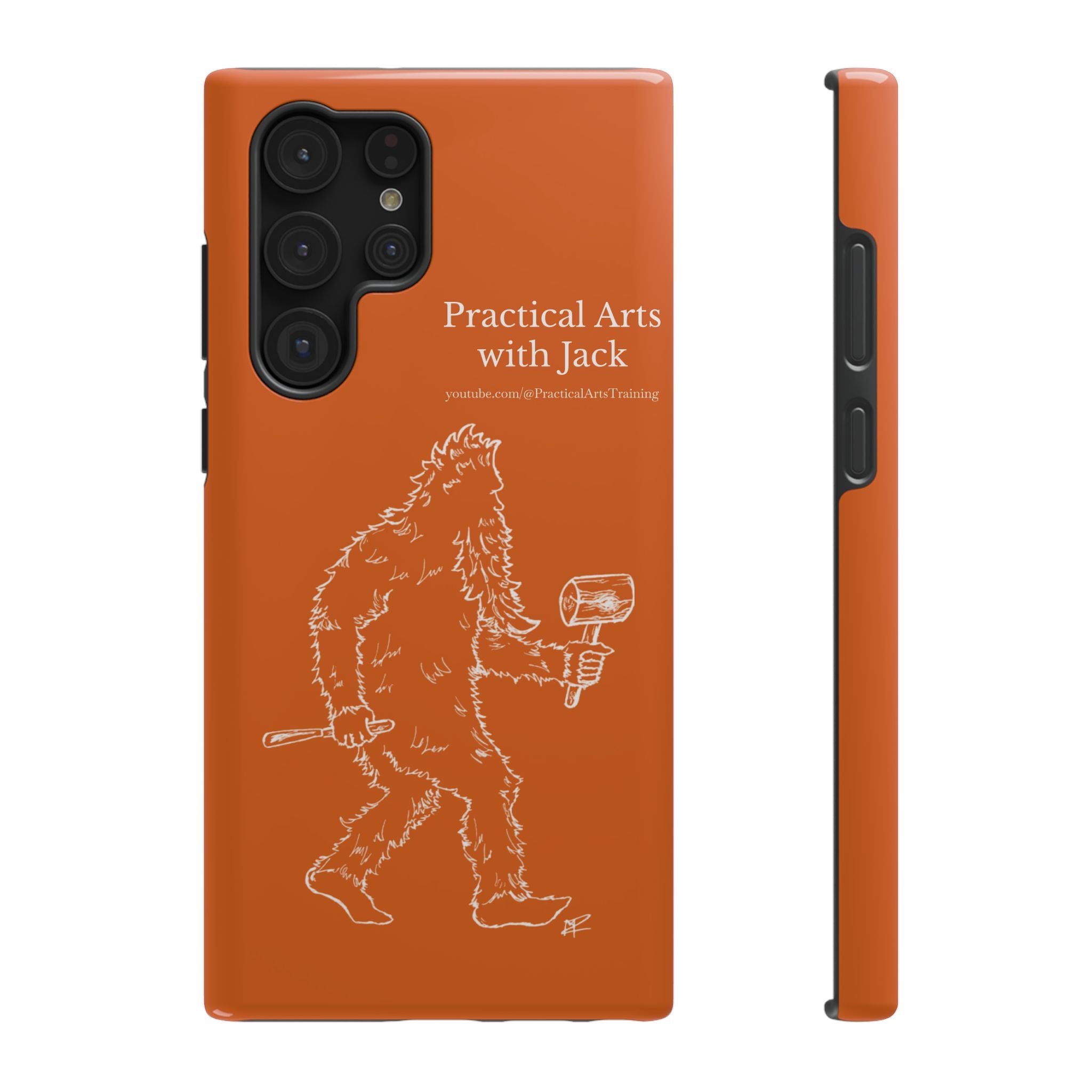 Crafty Jack's Impact-Resistant Phone Case (Rust)