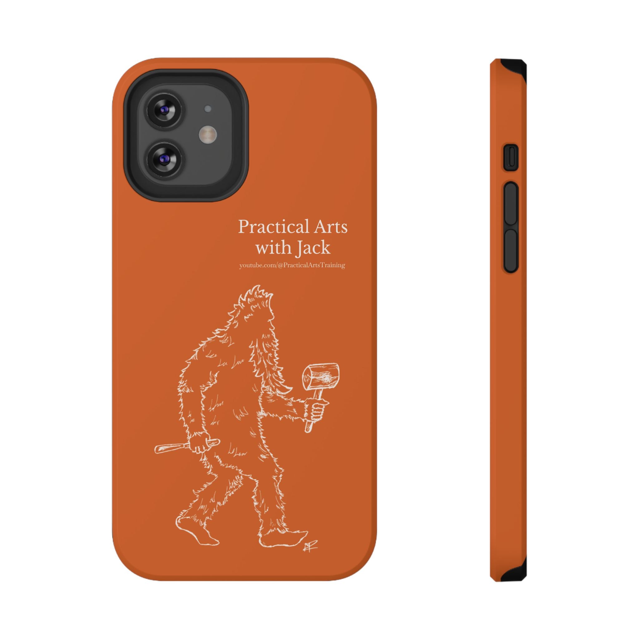 Crafty Jack's Impact-Resistant Phone Case (Rust)