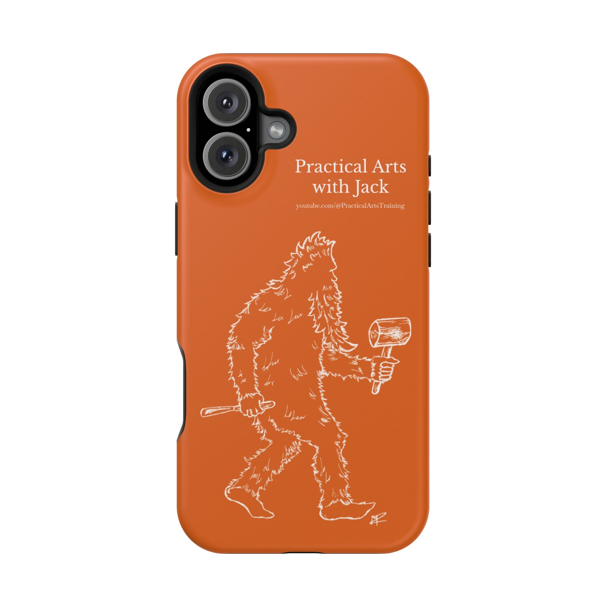 Crafty Jack's Impact-Resistant Phone Case (Rust)