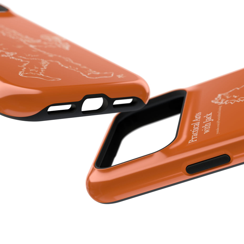 Crafty Jack's Impact-Resistant Phone Case (Rust)