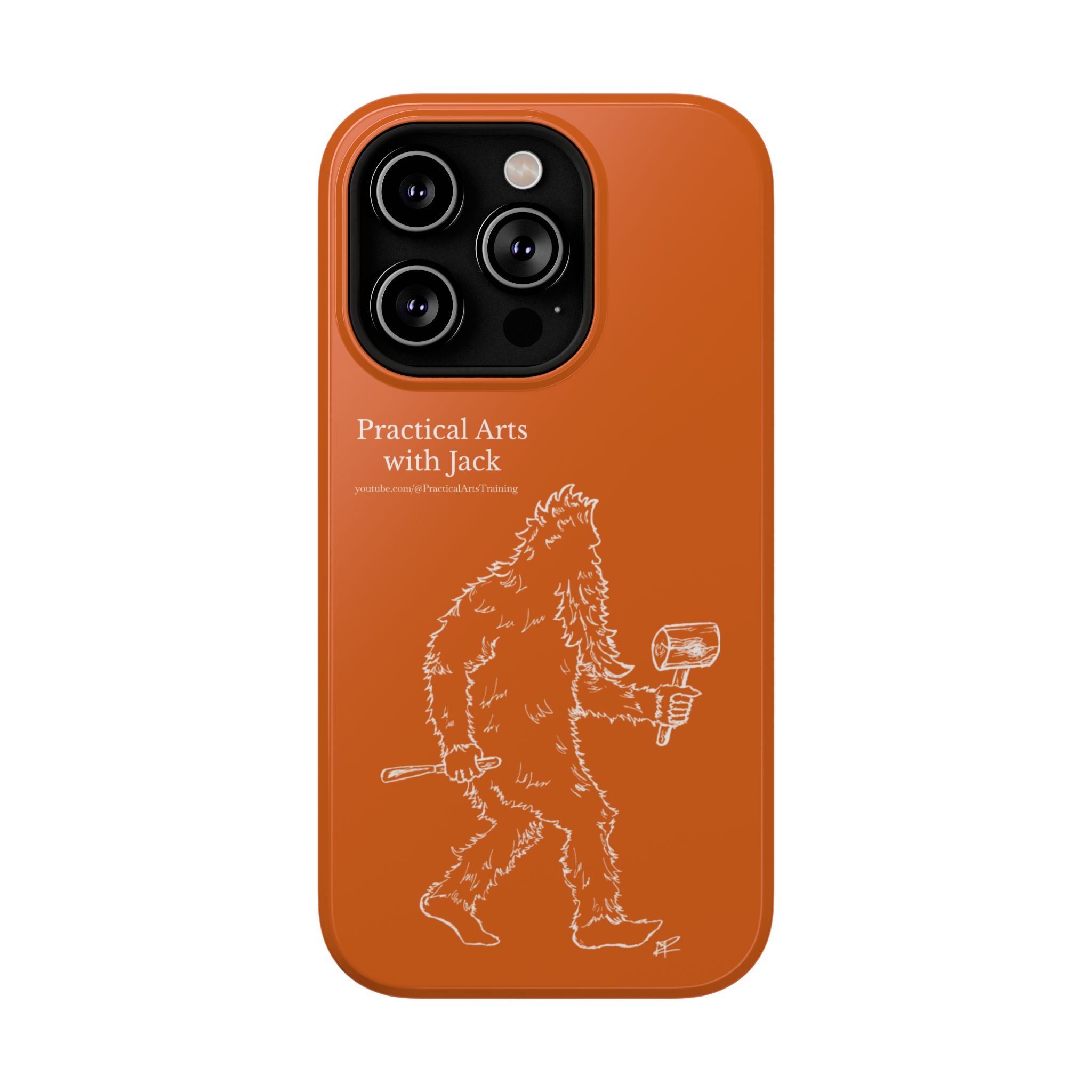 Crafty Jack's Impact-Resistant Phone Case (Rust)