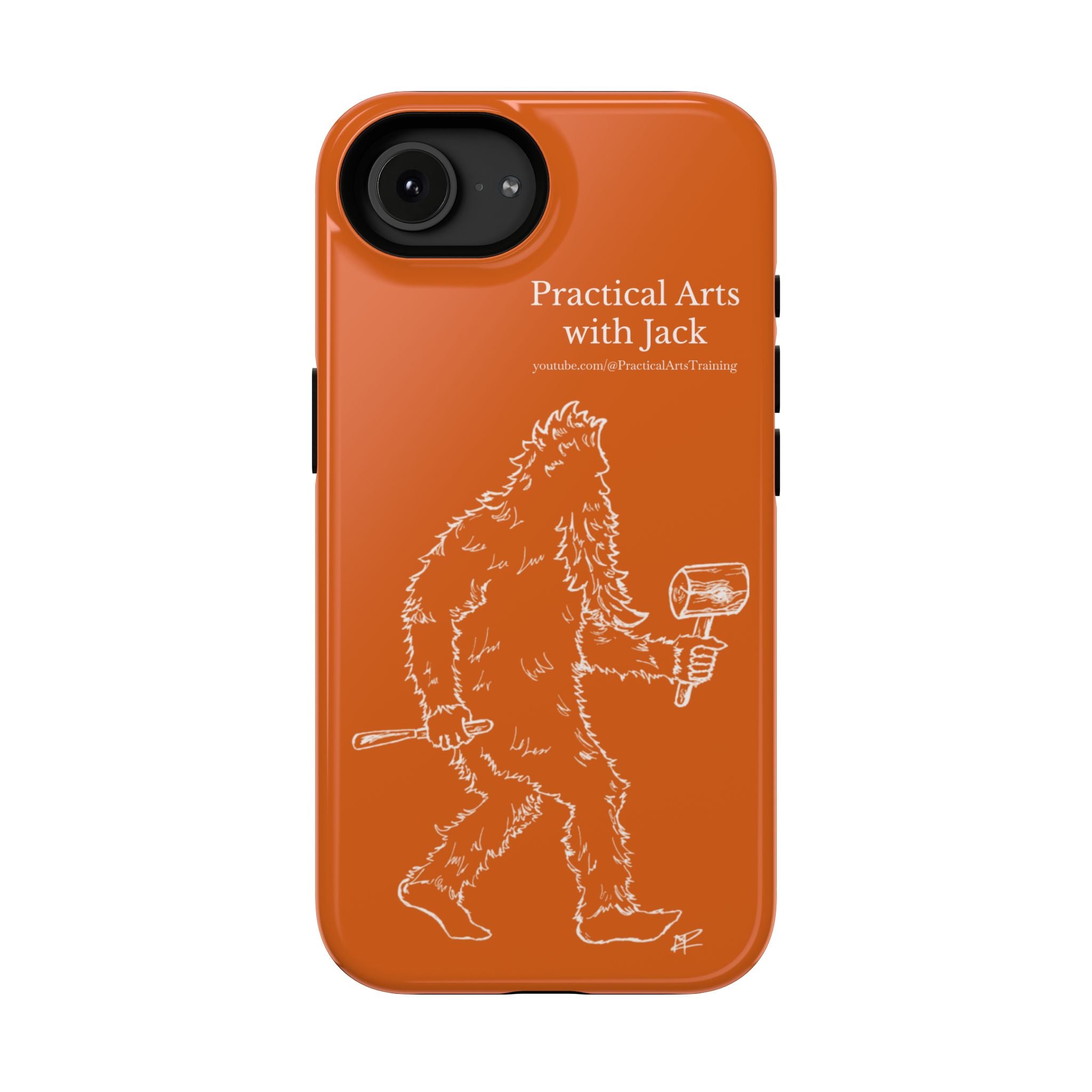 Crafty Jack's Impact-Resistant Phone Case (Rust)