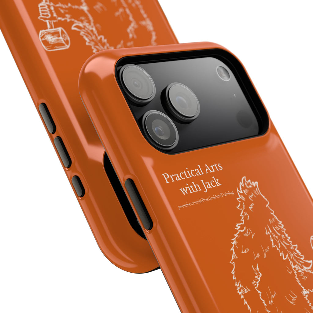 Crafty Jack's Impact-Resistant Phone Case (Rust)