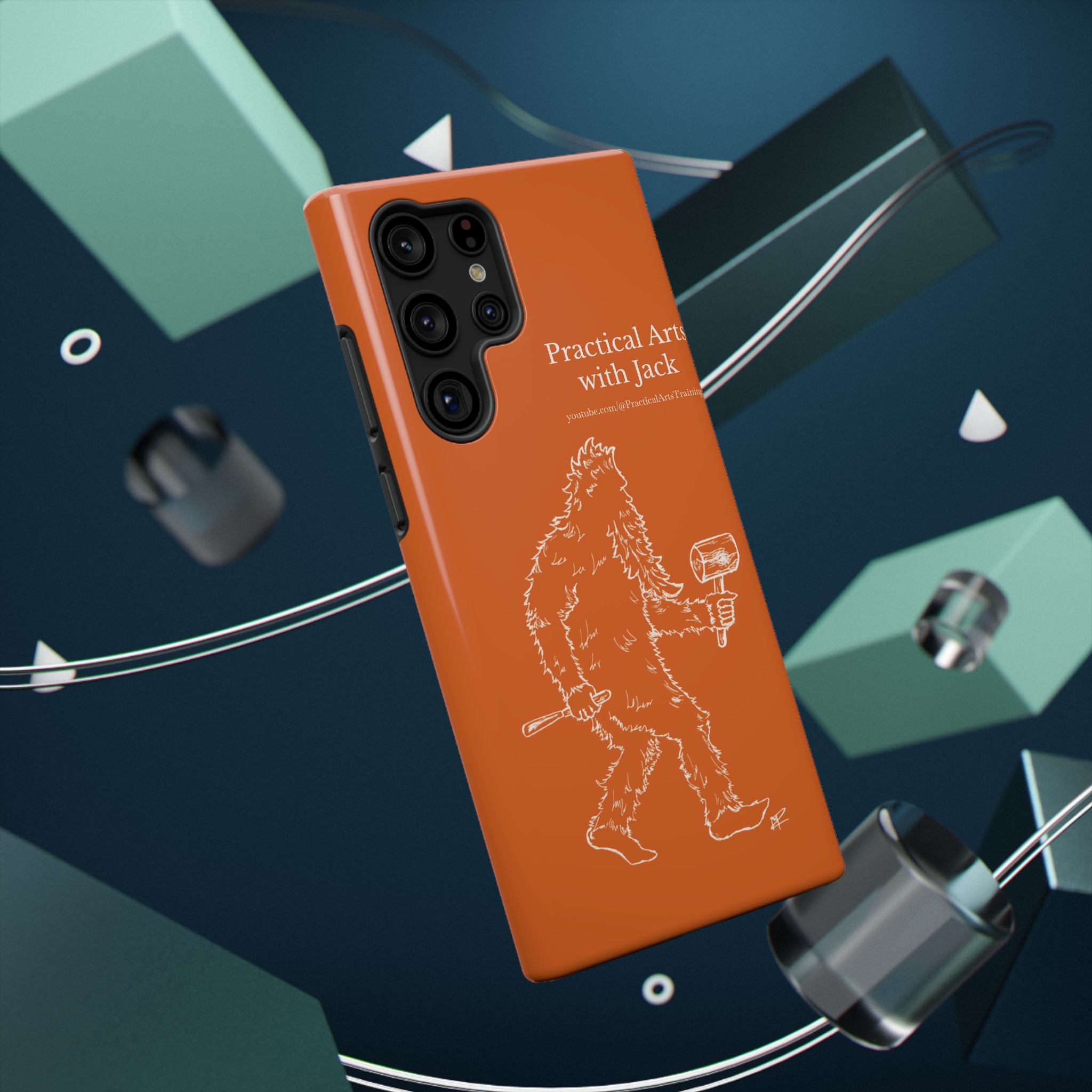 Crafty Jack's Impact-Resistant Phone Case (Rust)