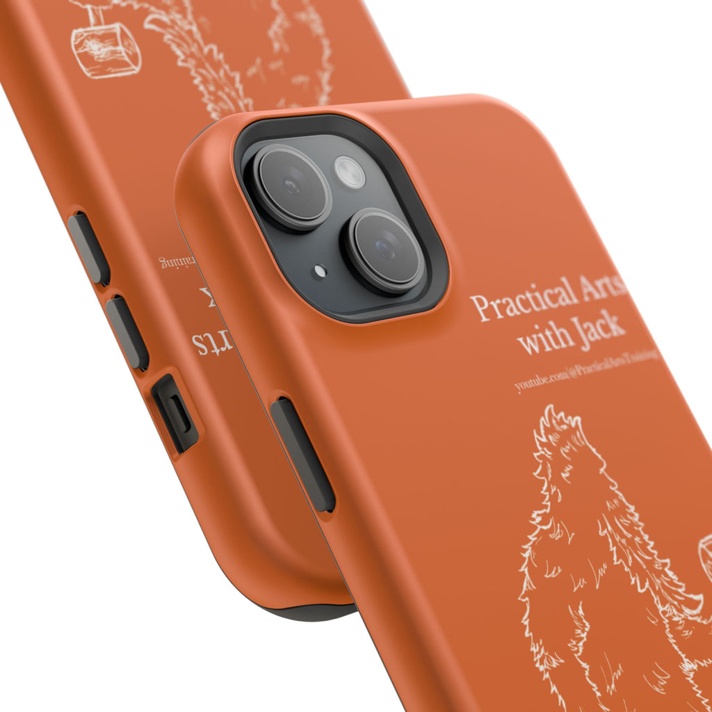 Crafty Jack's Impact-Resistant Phone Case (Rust)