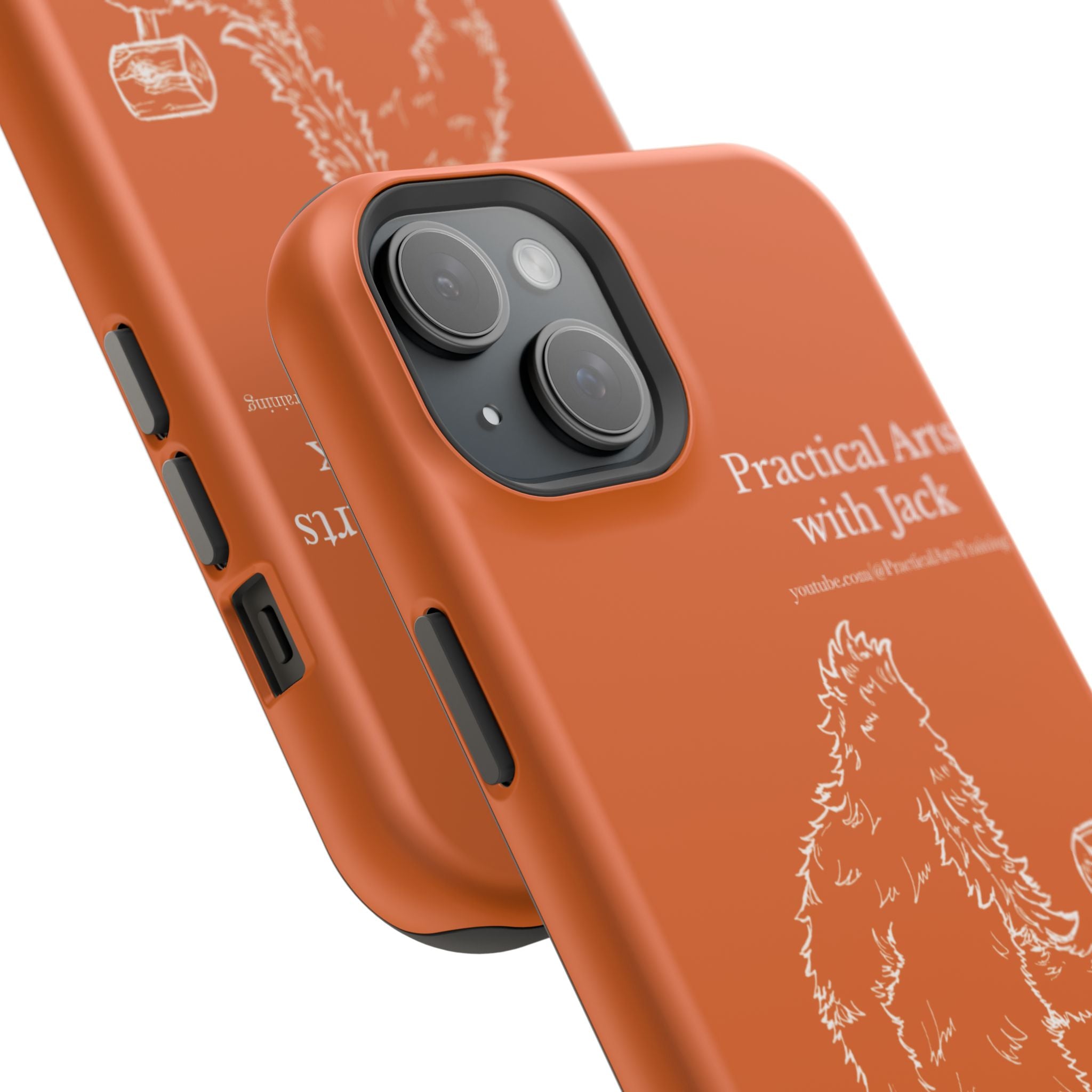 Crafty Jack's Impact-Resistant Phone Case (Rust)