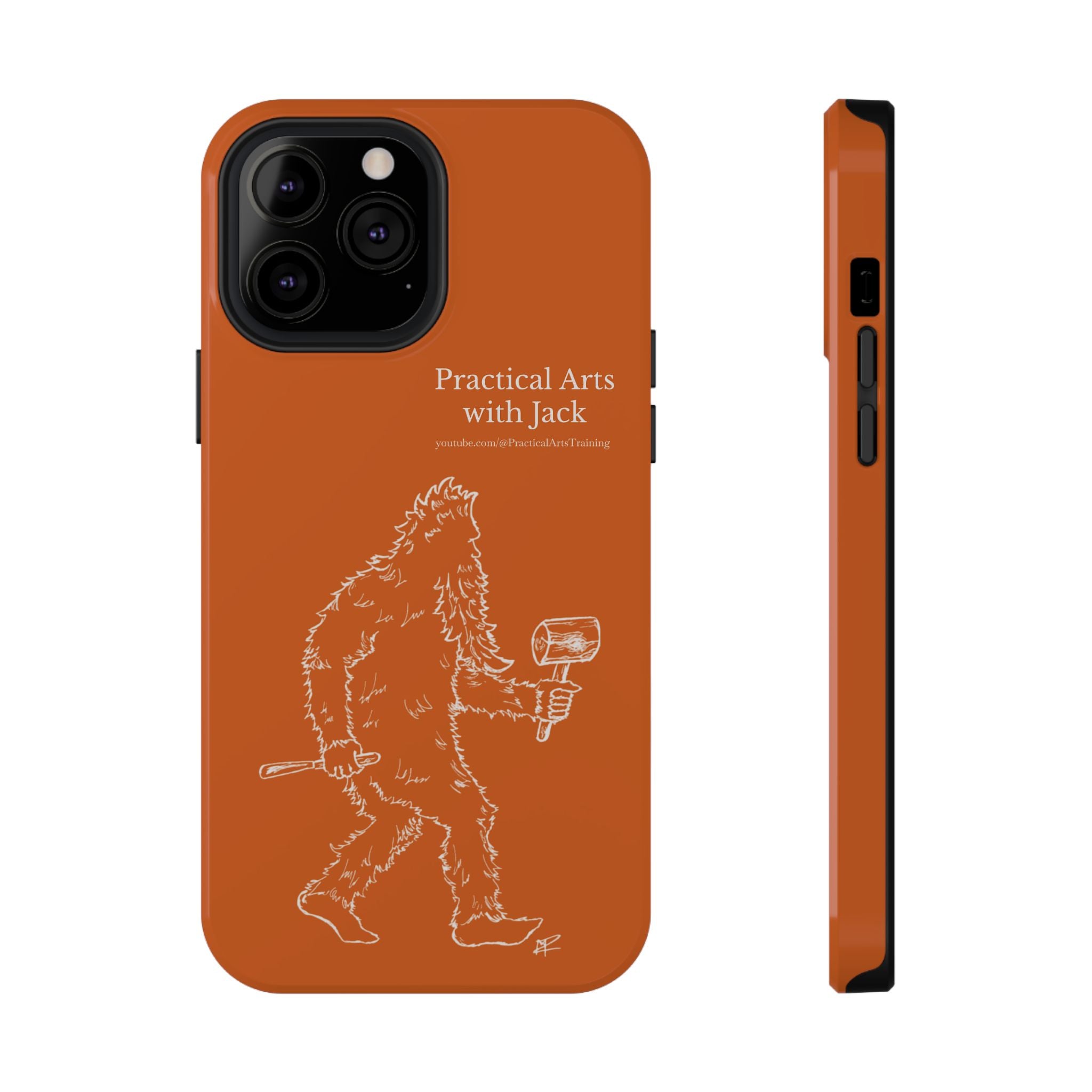 Crafty Jack's Impact-Resistant Phone Case (Rust)