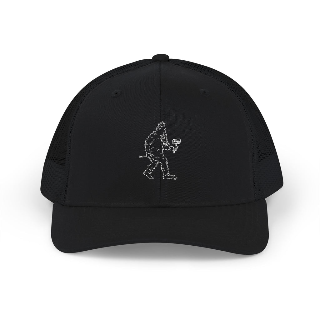 “Crafty Jack” Trucker-Cap — Gesticktes Sasquatch-Logo