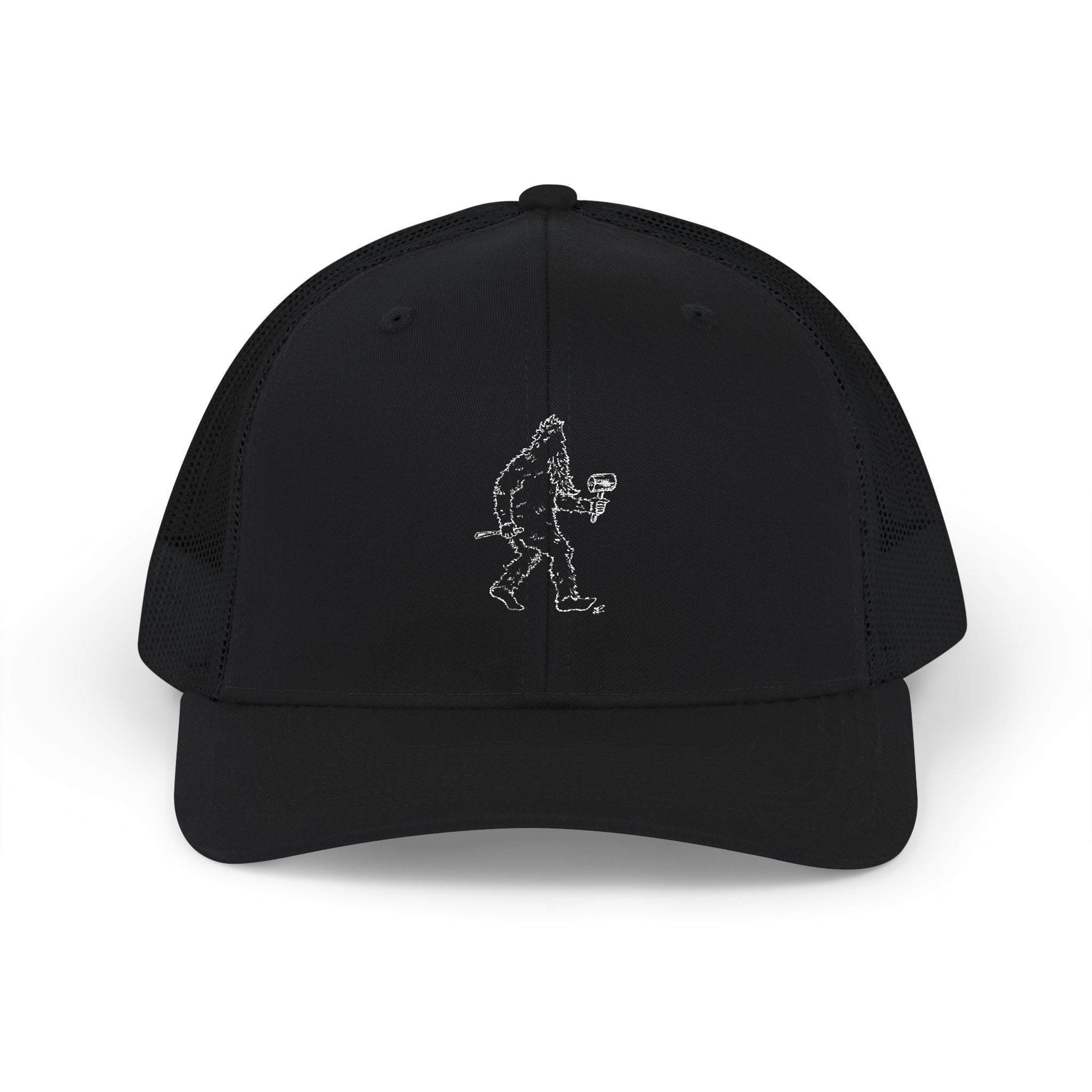 “Crafty Jack” Trucker-Cap — Gesticktes Sasquatch-Logo